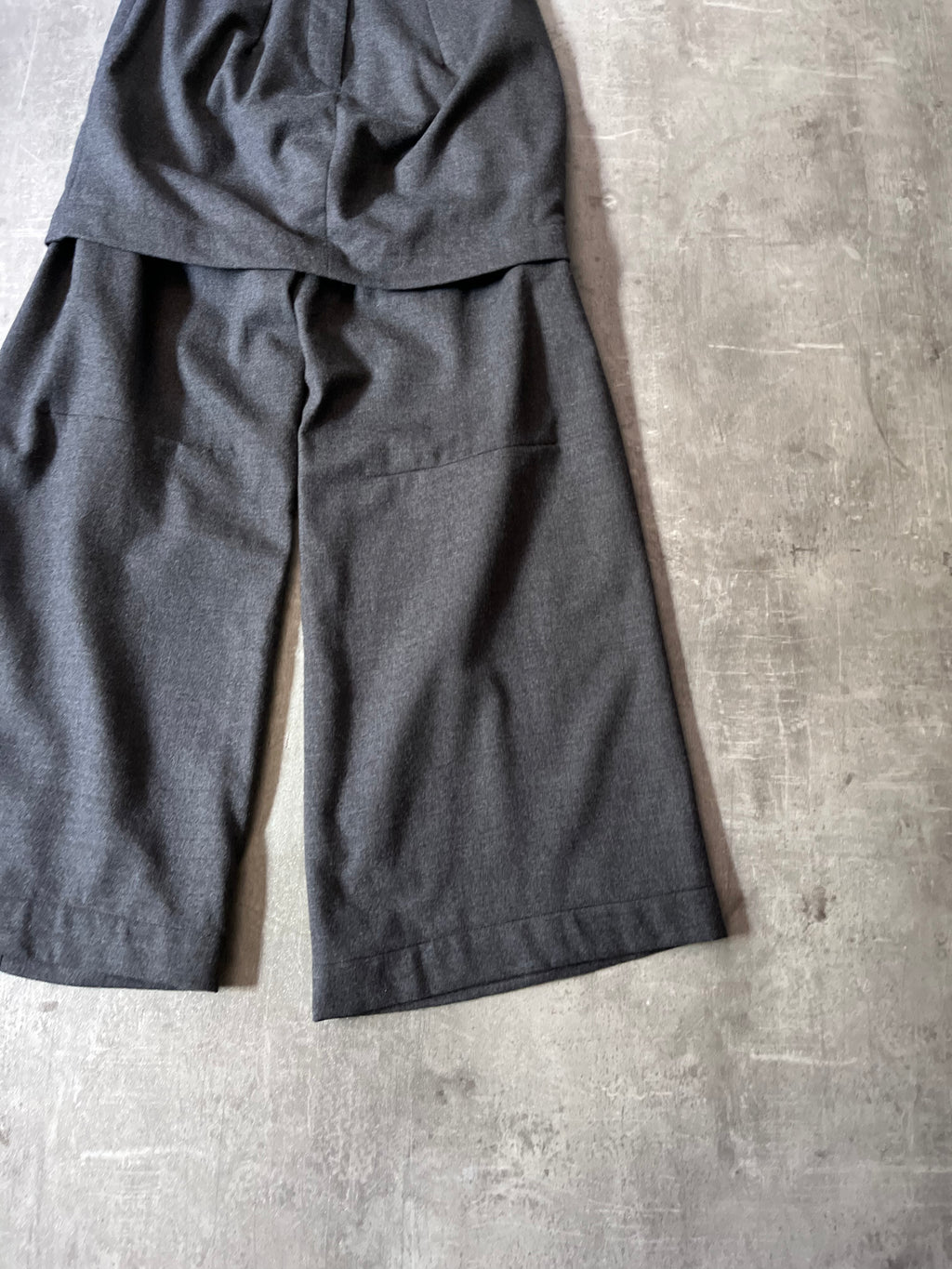 2006 Maison Margiela x H&M Wool Skirt-Pants Grey Women - M