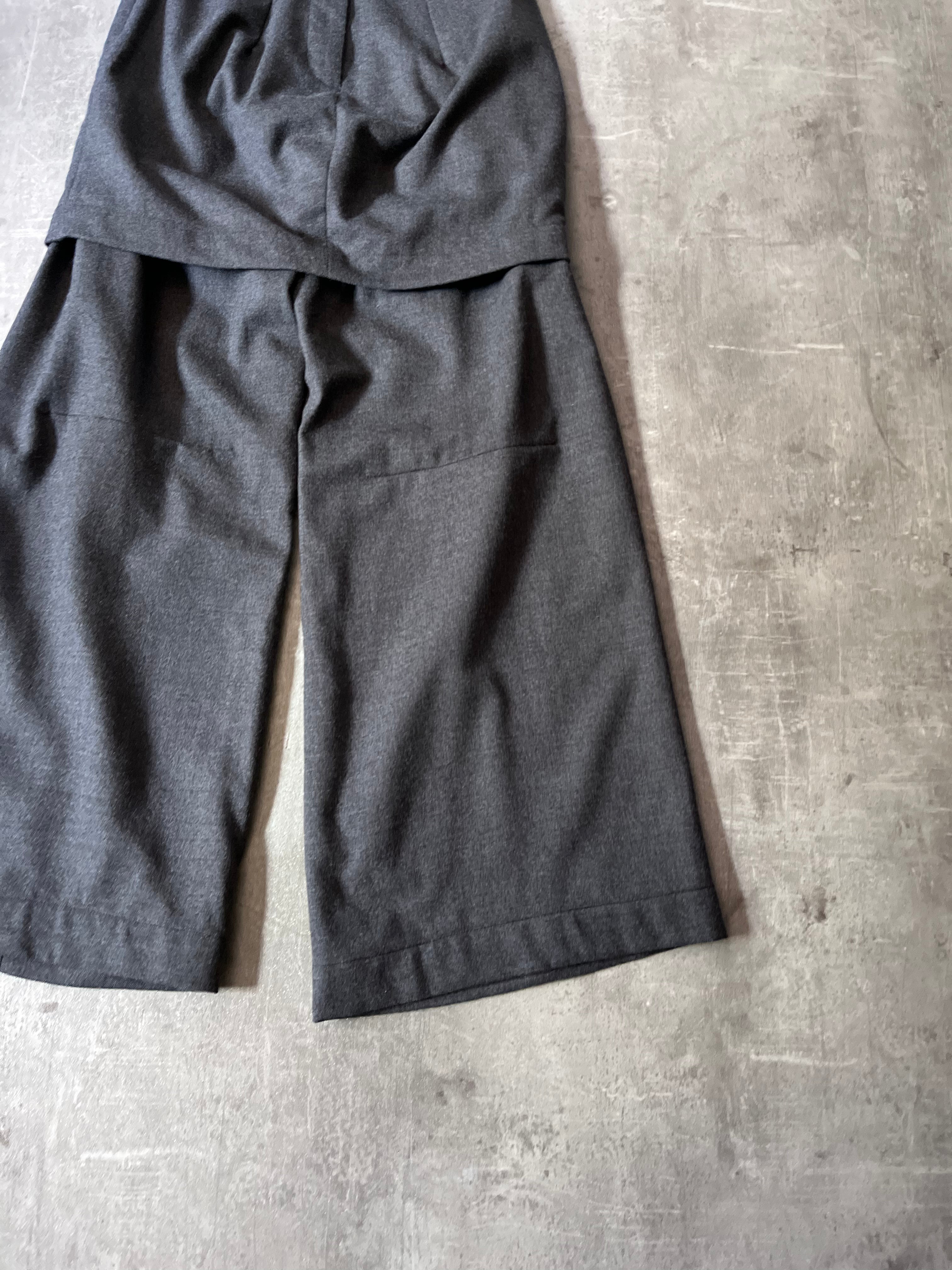 2006 Maison Margiela x H&M Wool Skirt-Pants Grey Women - M
