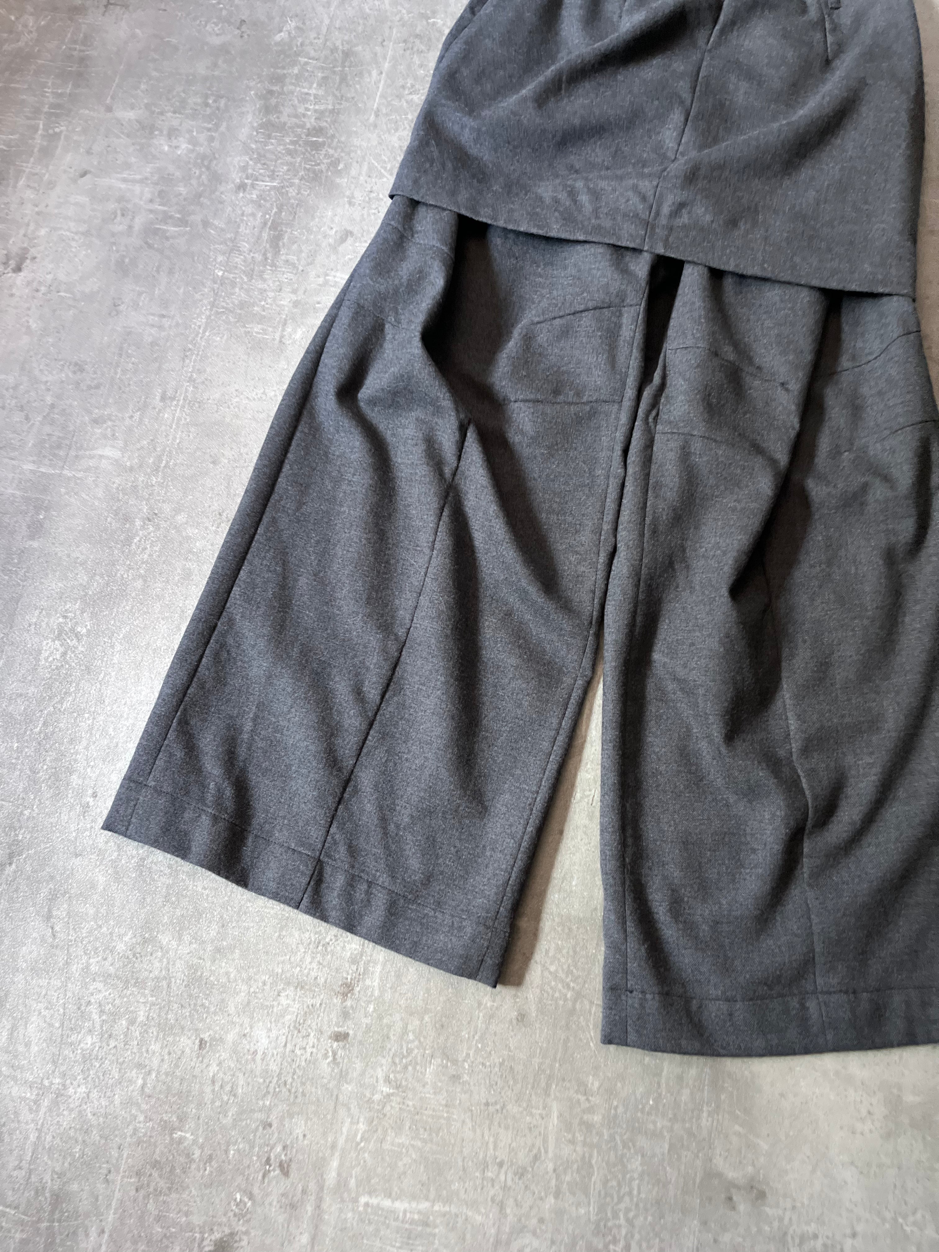 2006 Maison Margiela x H&M Wool Skirt-Pants Grey Women - M