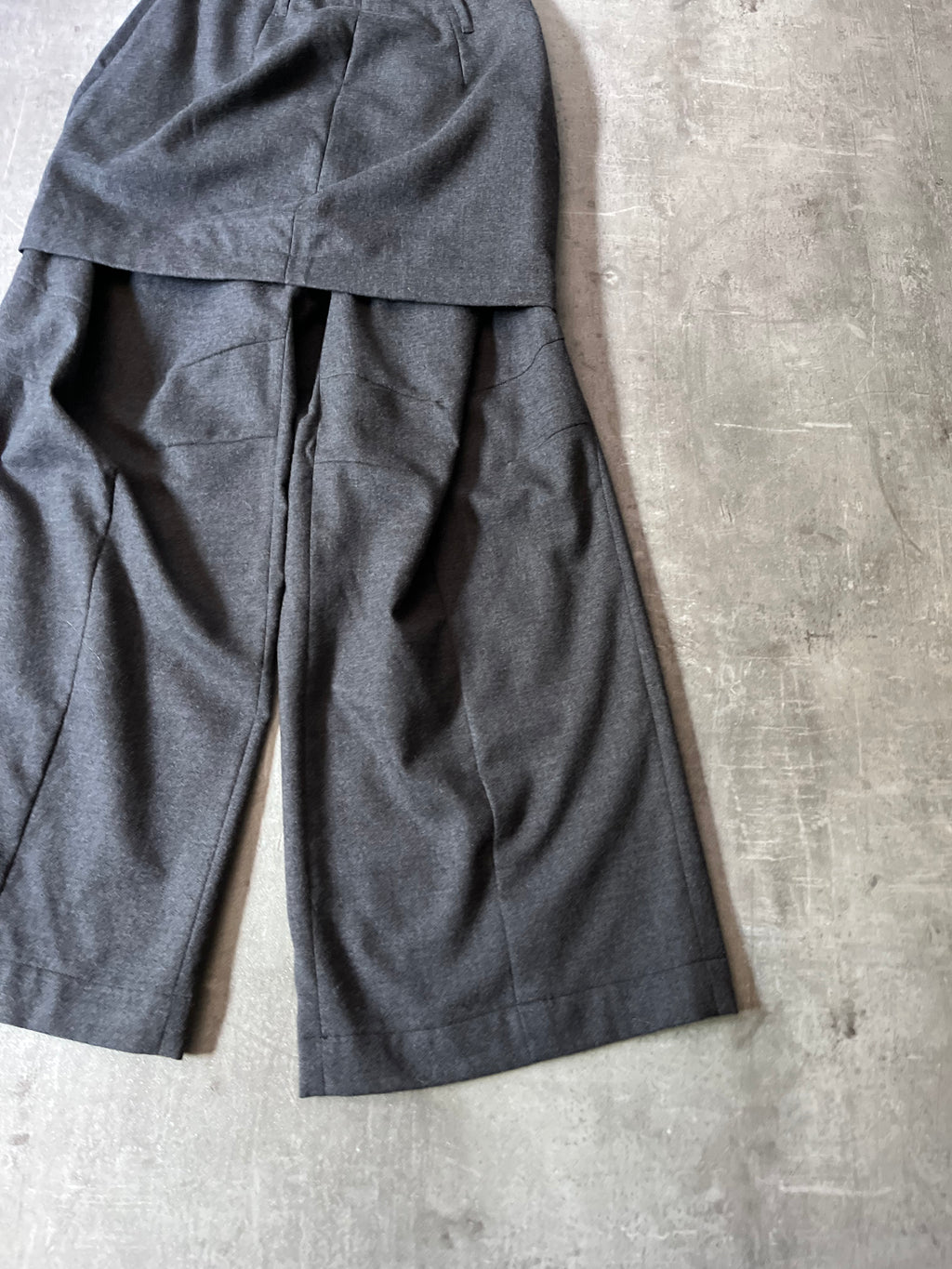 2006 Maison Margiela x H&M Wool Skirt-Pants Grey Women - M
