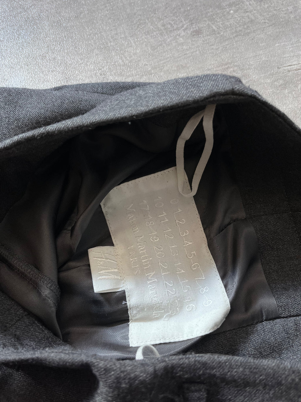 2006 Maison Margiela x H&M Wool Skirt-Pants Grey Women - M