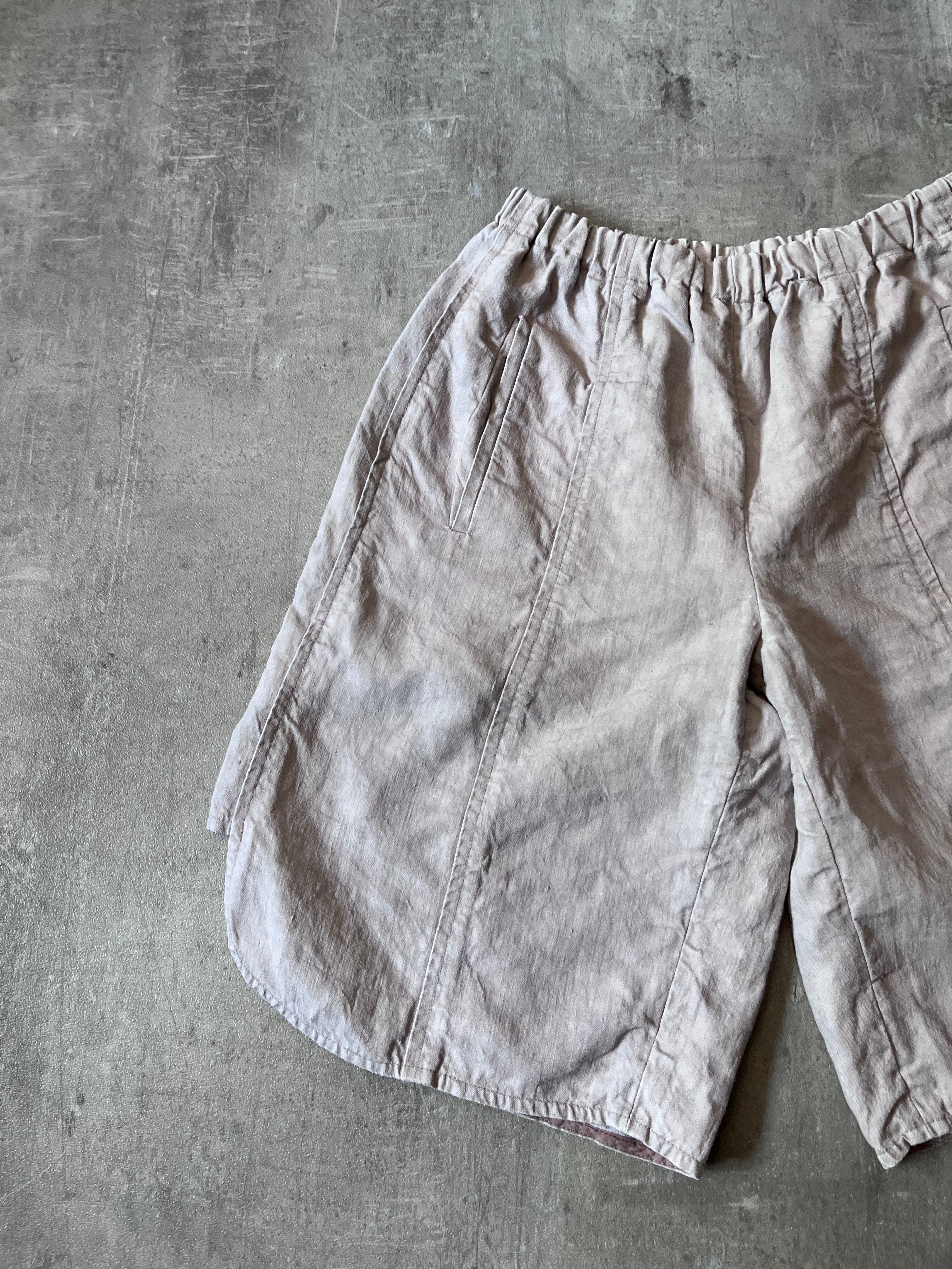 Marni Linen Short Pants Pink Women - M