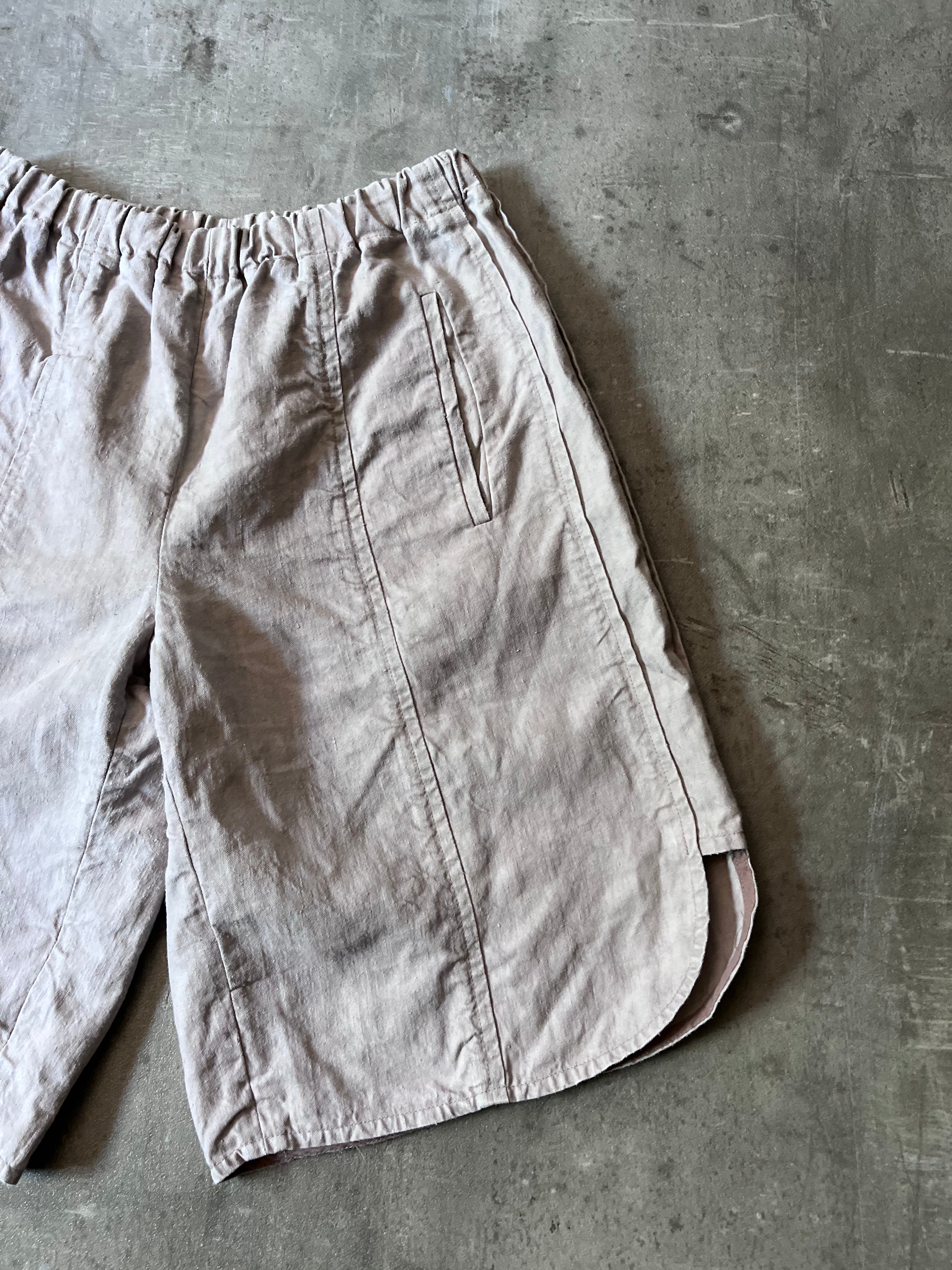 Marni Linen Short Pants Pink Women - M
