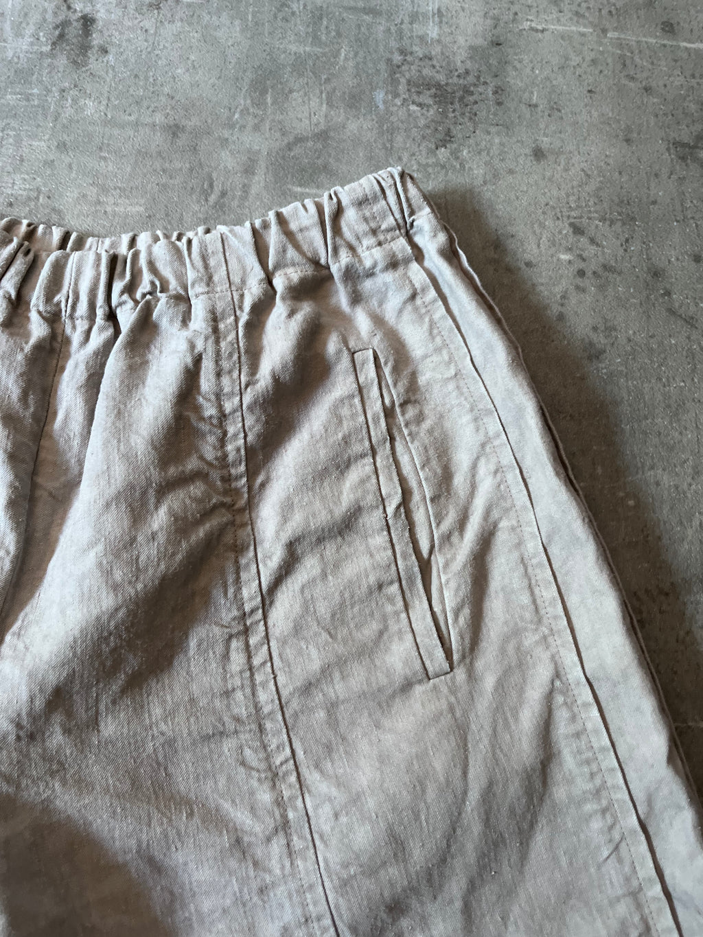 Marni Linen Short Pants Pink Women - M