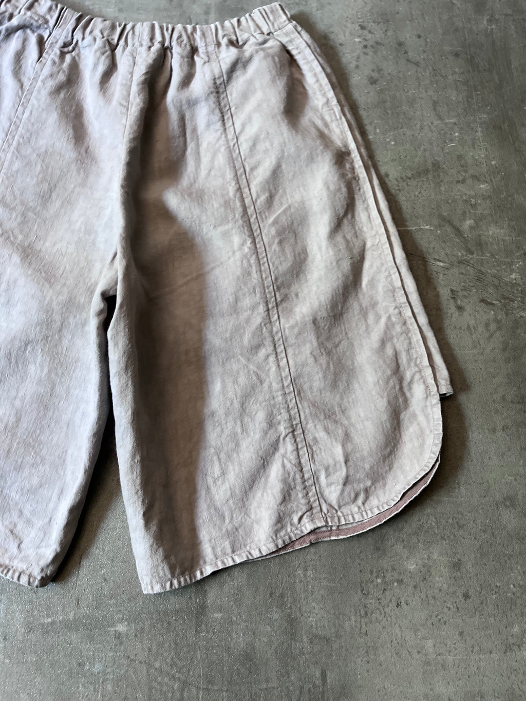 Marni Linen Short Pants Pink Women - M