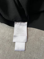 Gucci Double Collar Silk Shirt Black Women - M