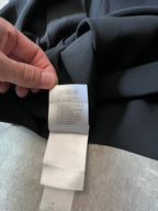 Gucci Double Collar Silk Shirt Black Women - M