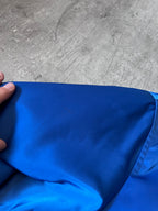 Balenciaga "Political Campaign" Nylon Bomber Jacket Blue Men - S