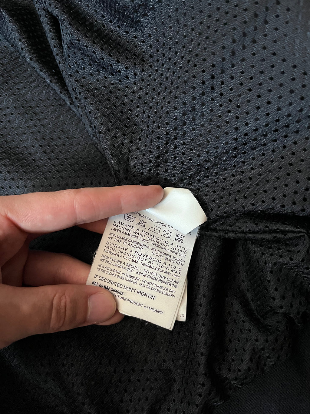 Raf by Raf Simons Assembled Bomber Jacket Black Men - M