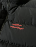 S/S 2024 Balenciaga Reversible Bomber Puffer Jacket  Black Red Men - L