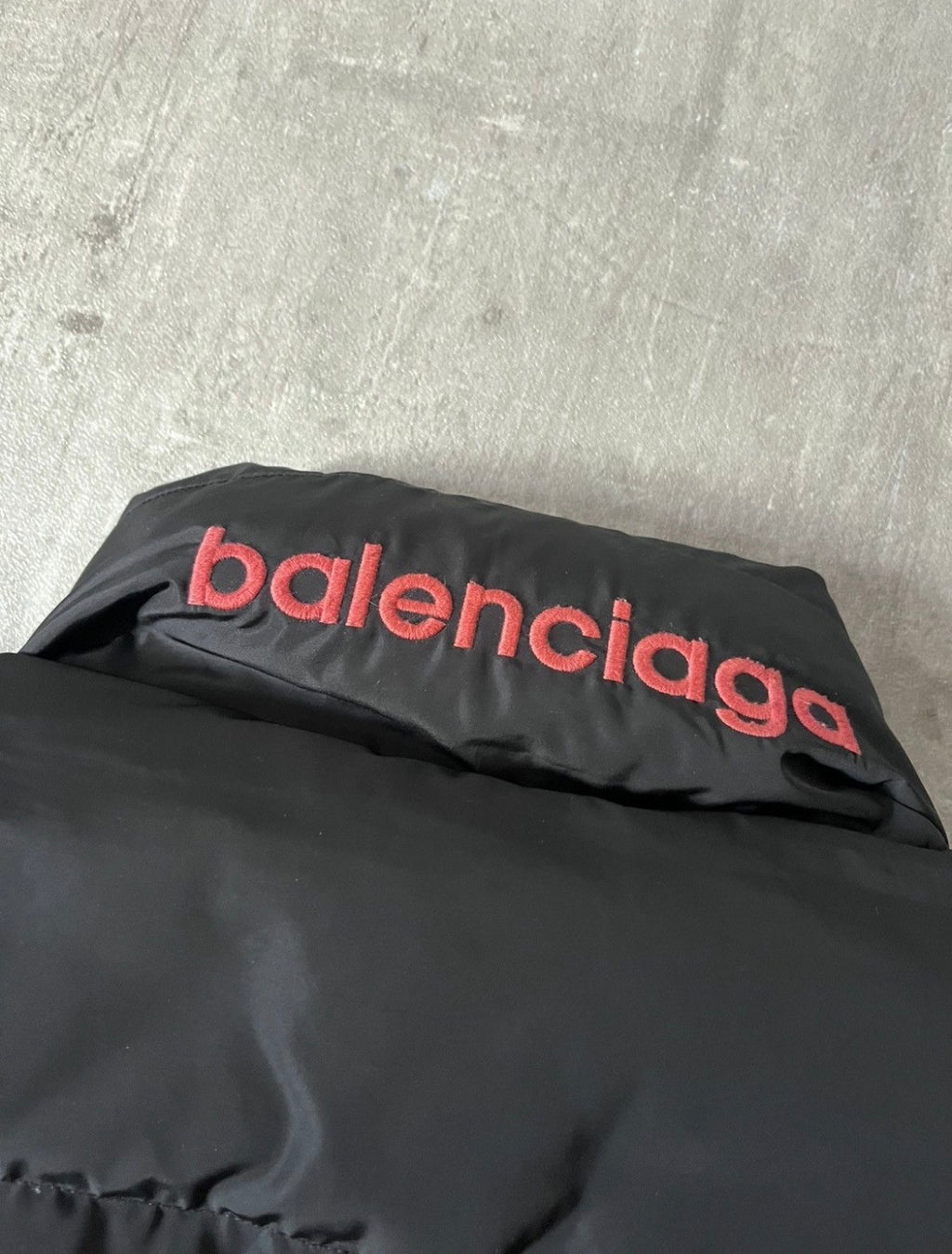 S/S 2024 Balenciaga Reversible Bomber Puffer Jacket  Black Red Men - L