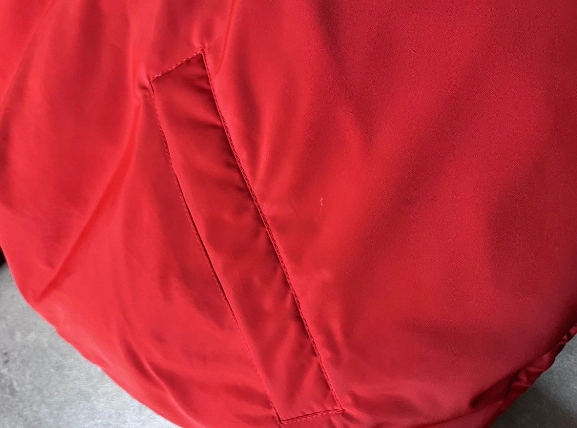 S/S 2024 Balenciaga Reversible Bomber Puffer Jacket  Black Red Men - L