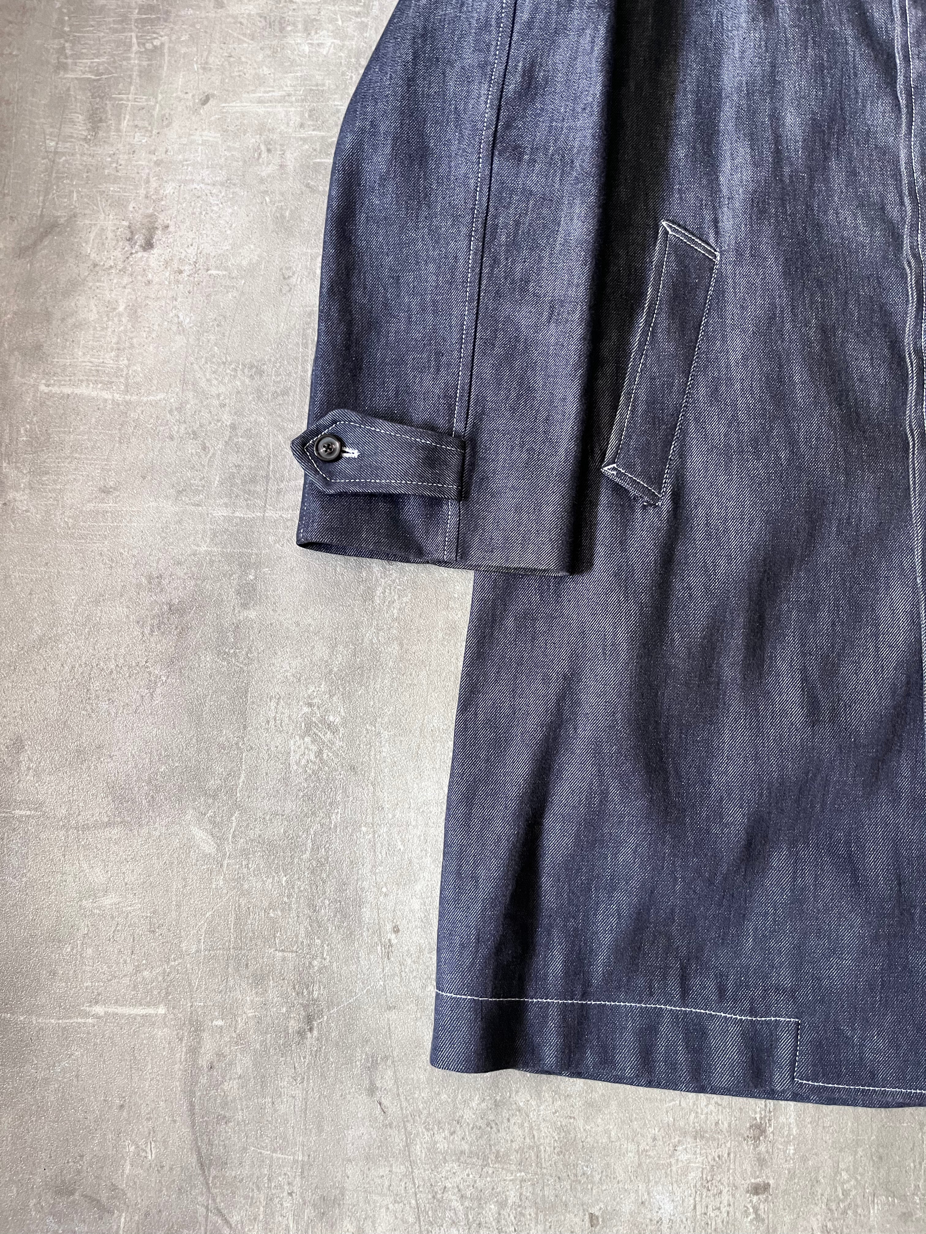 F/W 2018 Maison Margiela Denim Coat Navy Men - M
