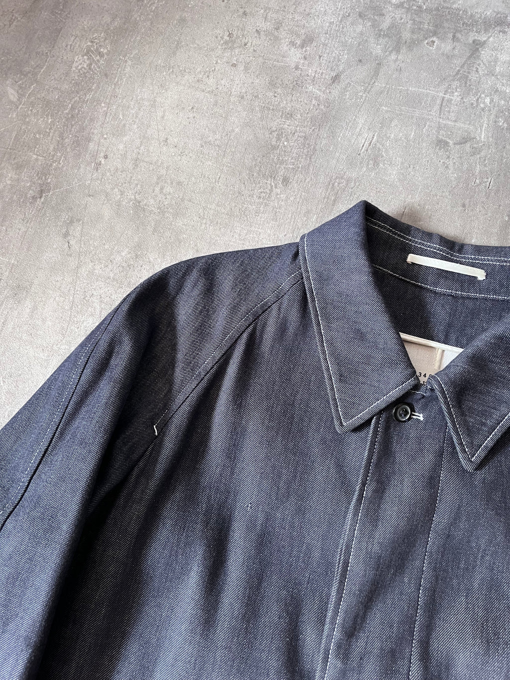 F/W 2018 Maison Margiela Denim Coat Navy Men - M