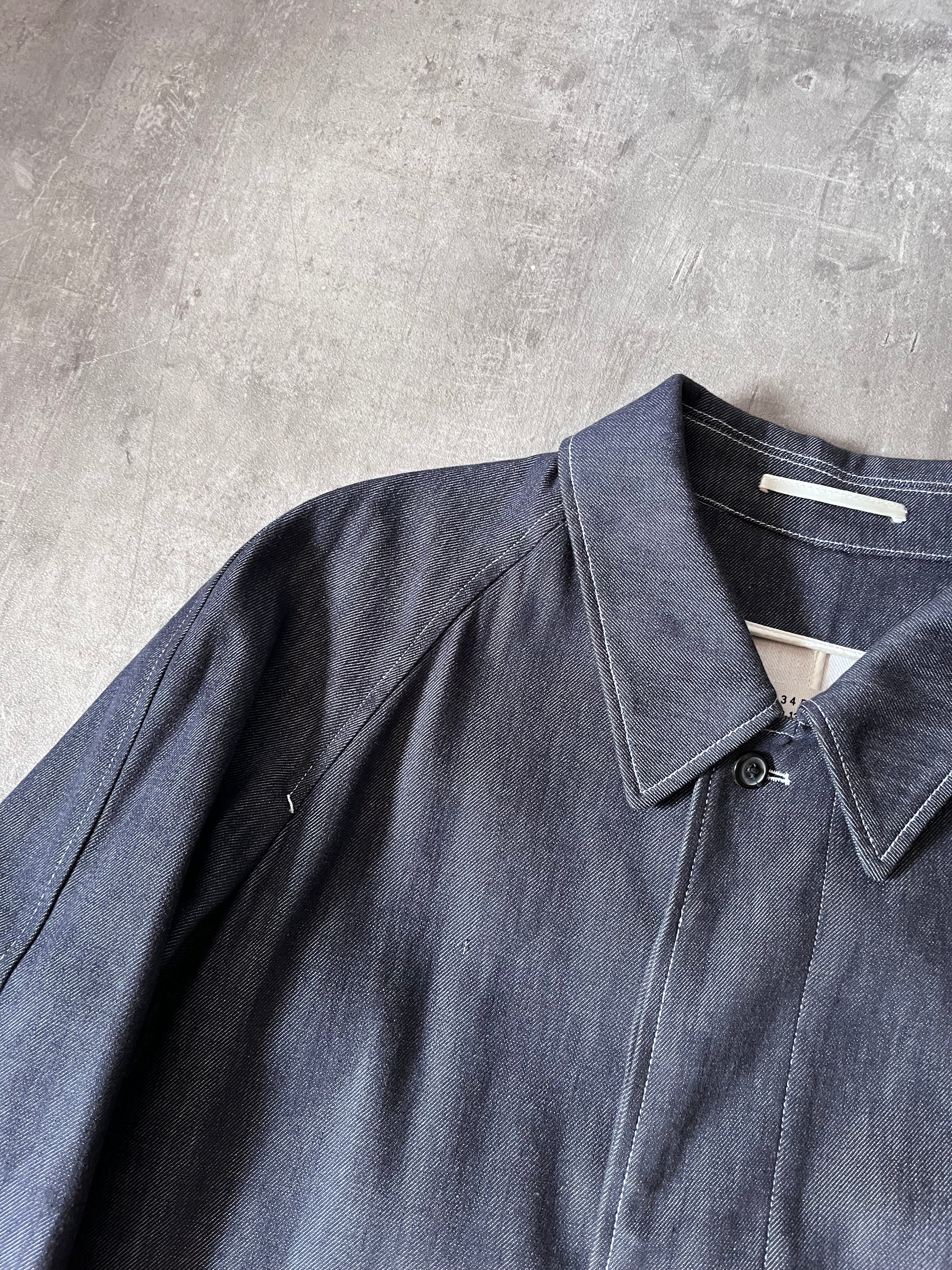 F/W 2018 Maison Margiela Denim Coat Navy Men - M