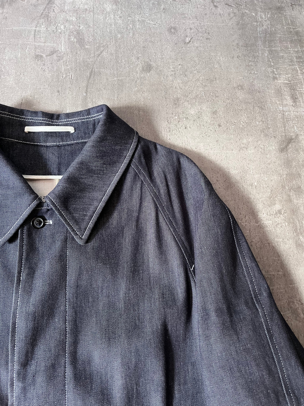 F/W 2018 Maison Margiela Denim Coat Navy Men - M