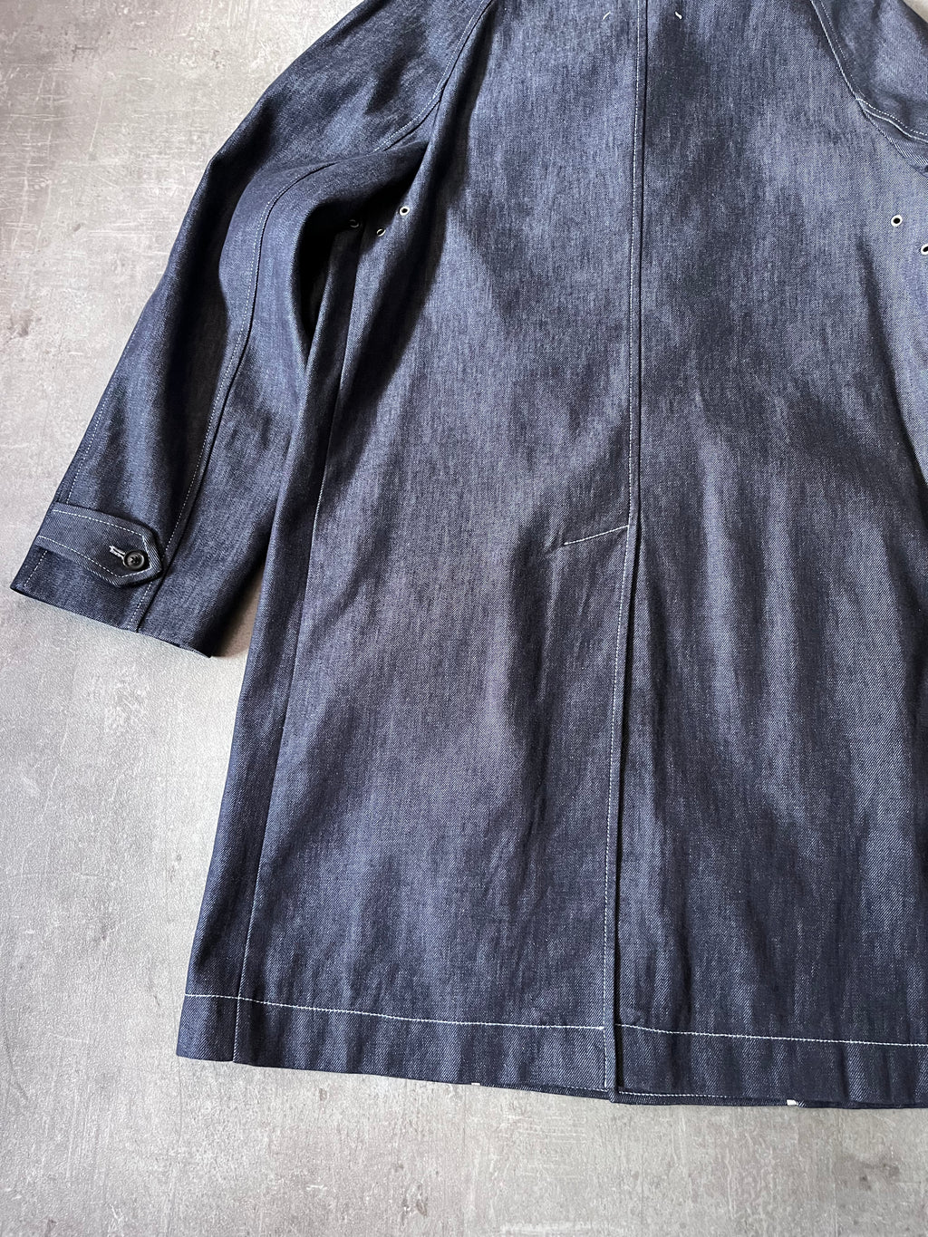 F/W 2018 Maison Margiela Denim Coat Navy Men - M