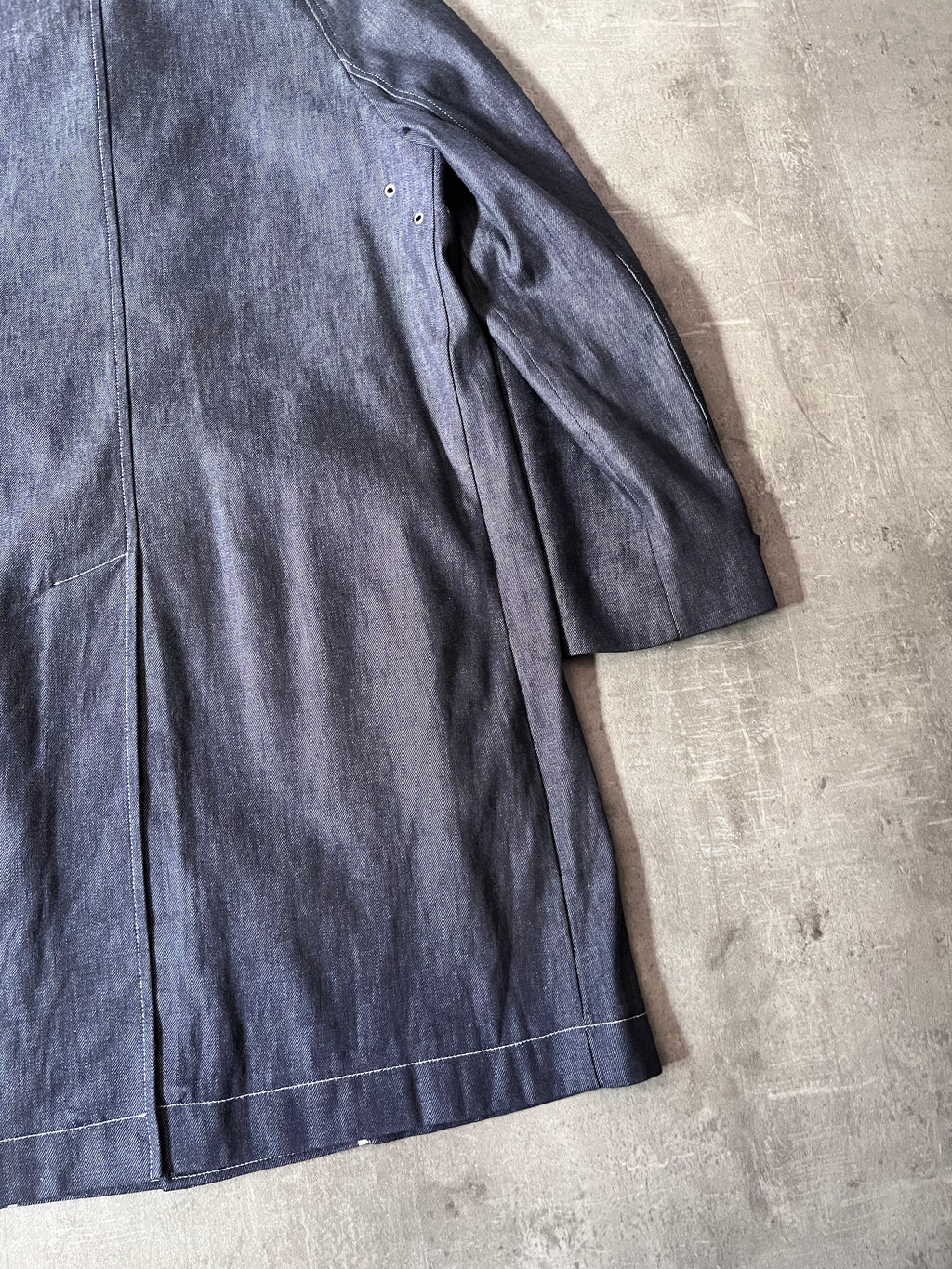 F/W 2018 Maison Margiela Denim Coat Navy Men - M