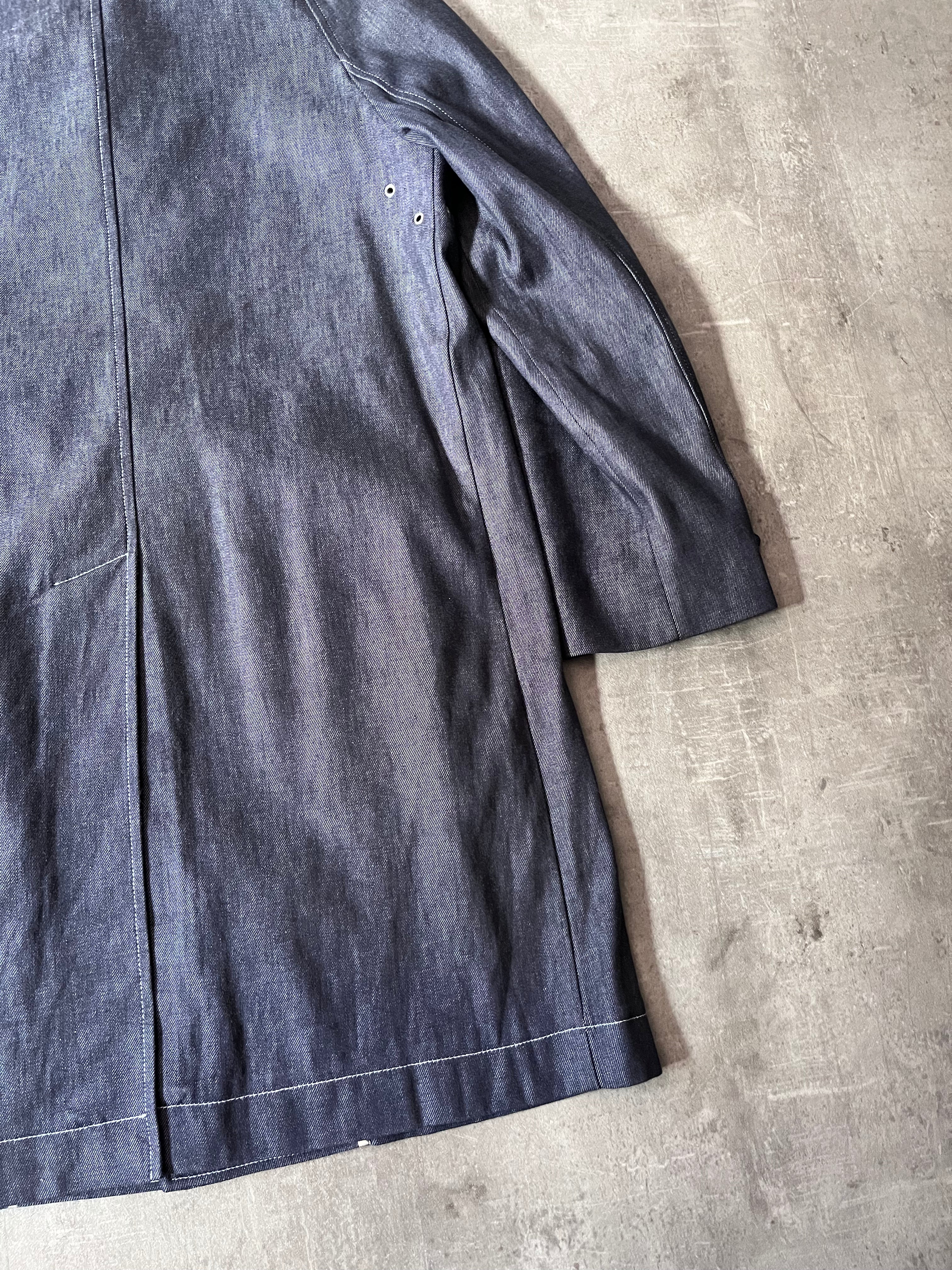 F/W 2018 Maison Margiela Denim Coat Navy Men - M