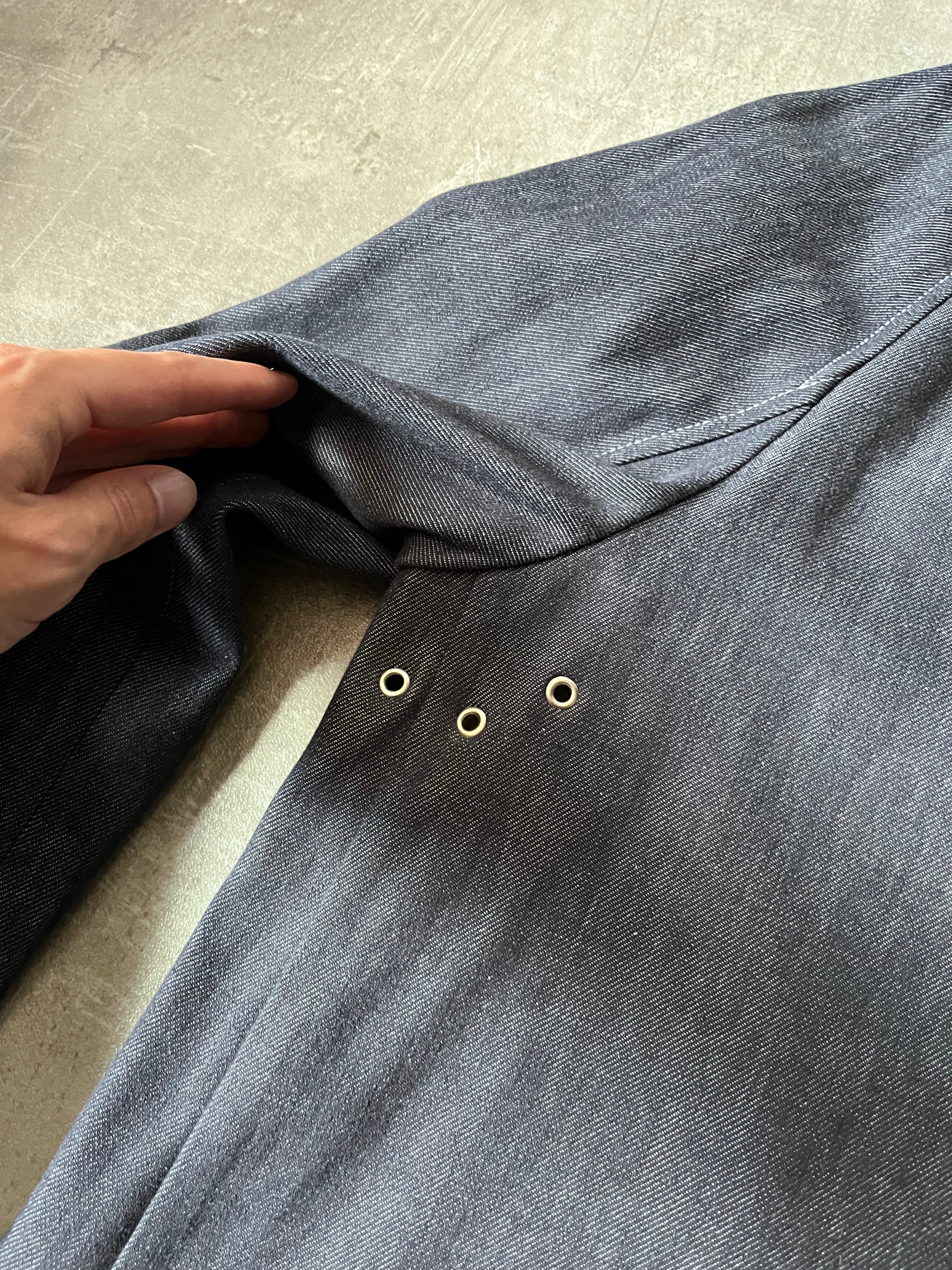 F/W 2018 Maison Margiela Denim Coat Navy Men - M