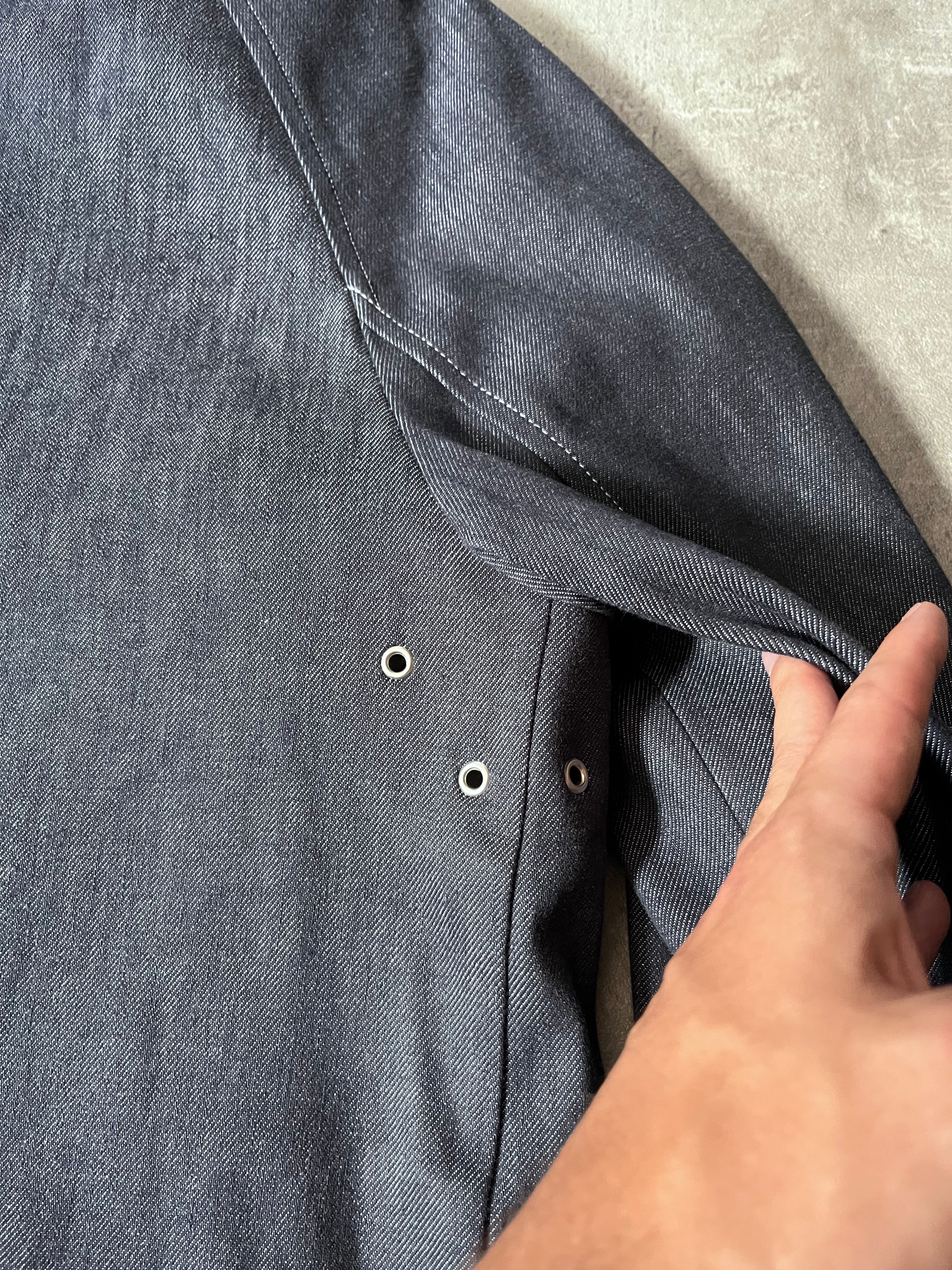F/W 2018 Maison Margiela Denim Coat Navy Men - M