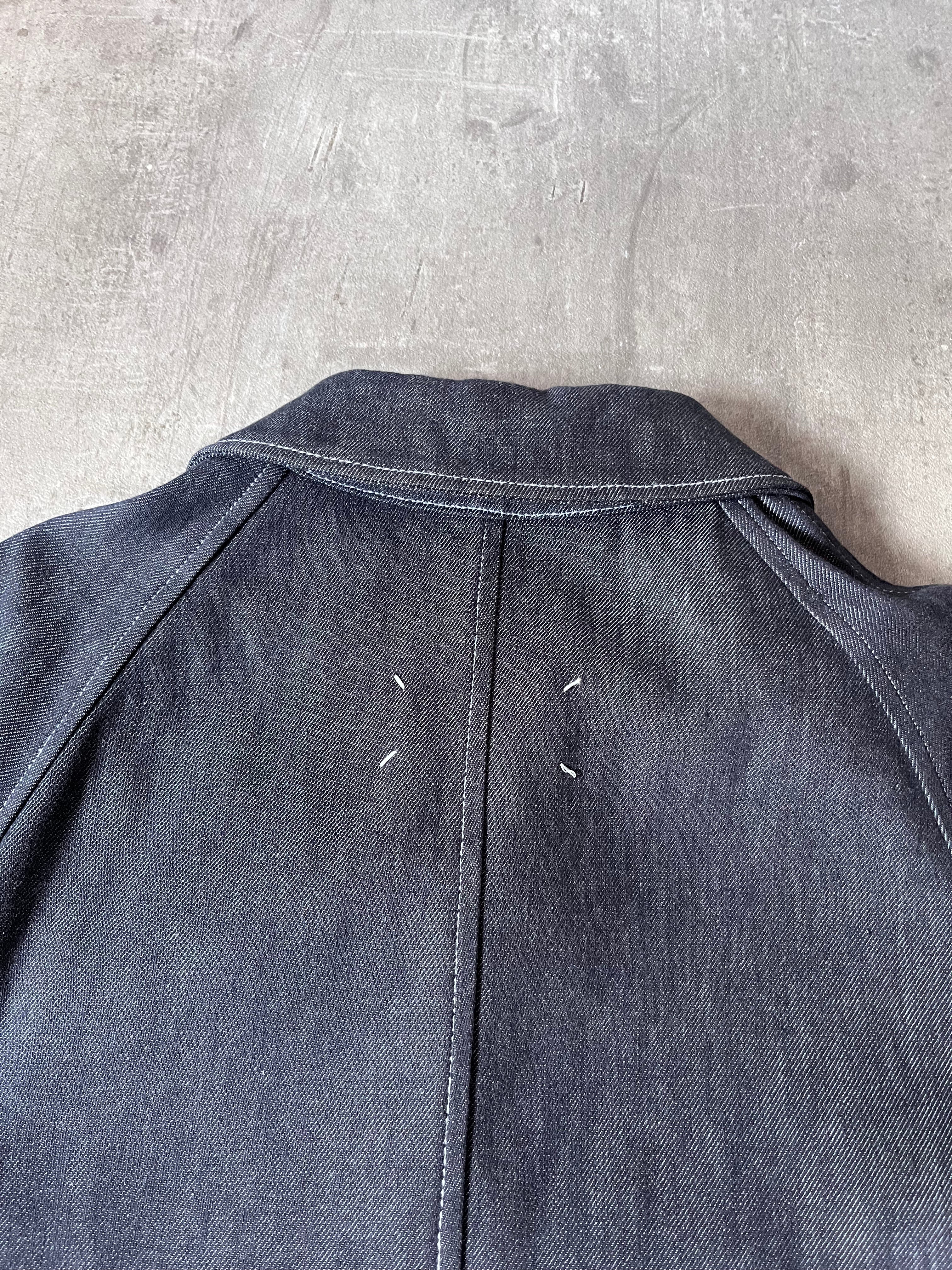 F/W 2018 Maison Margiela Denim Coat Navy Men - M