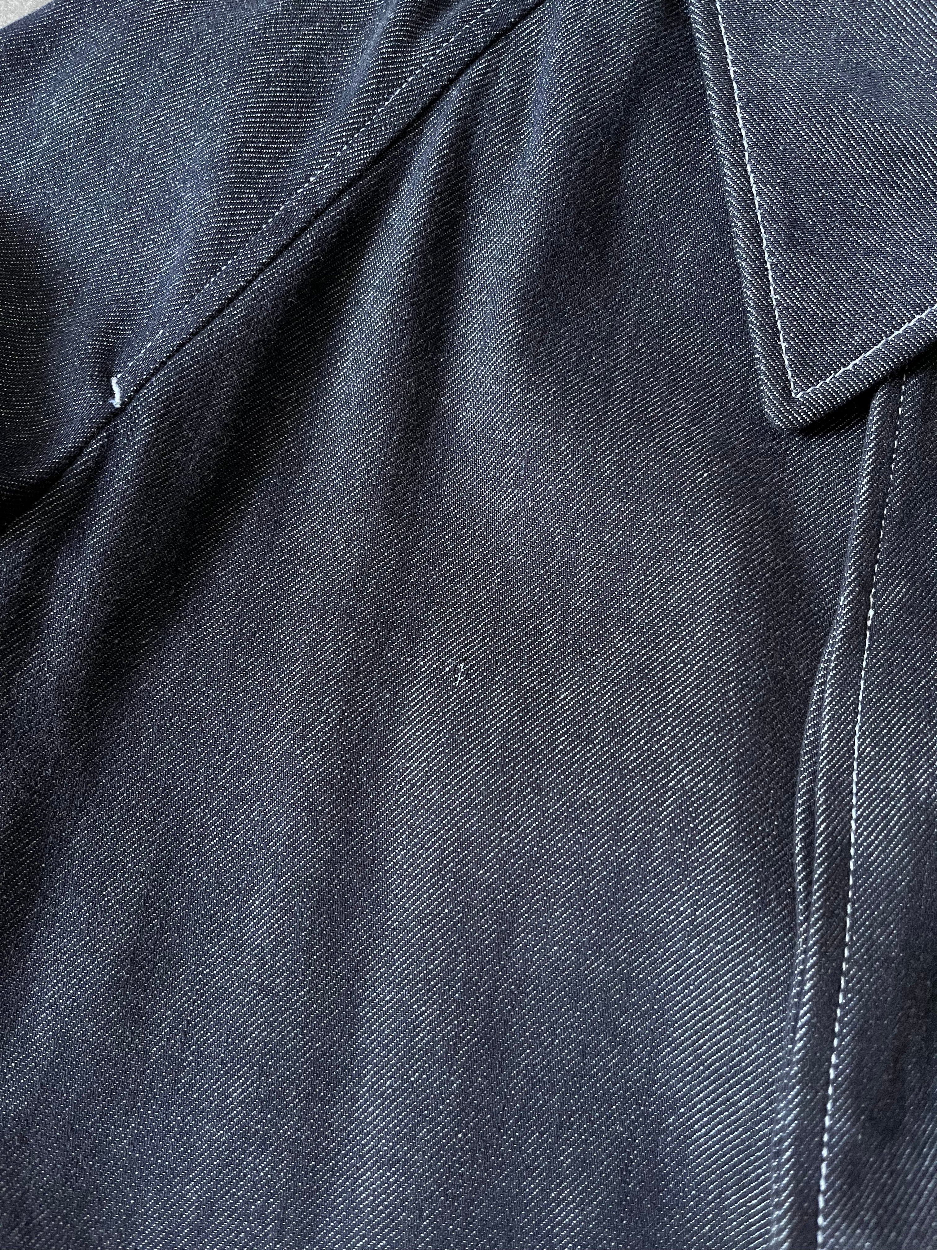 F/W 2018 Maison Margiela Denim Coat Navy Men - M