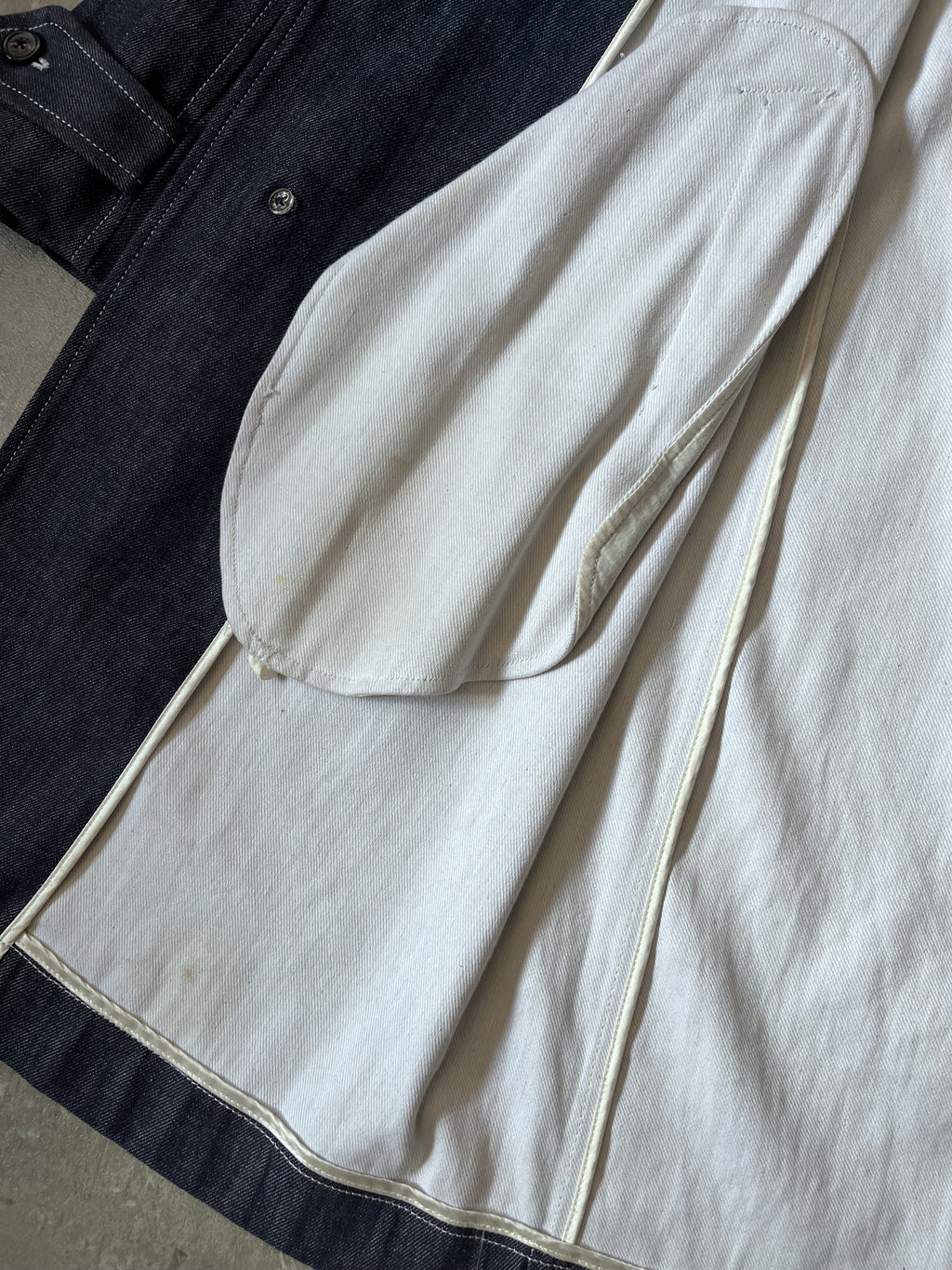F/W 2018 Maison Margiela Denim Coat Navy Men - M
