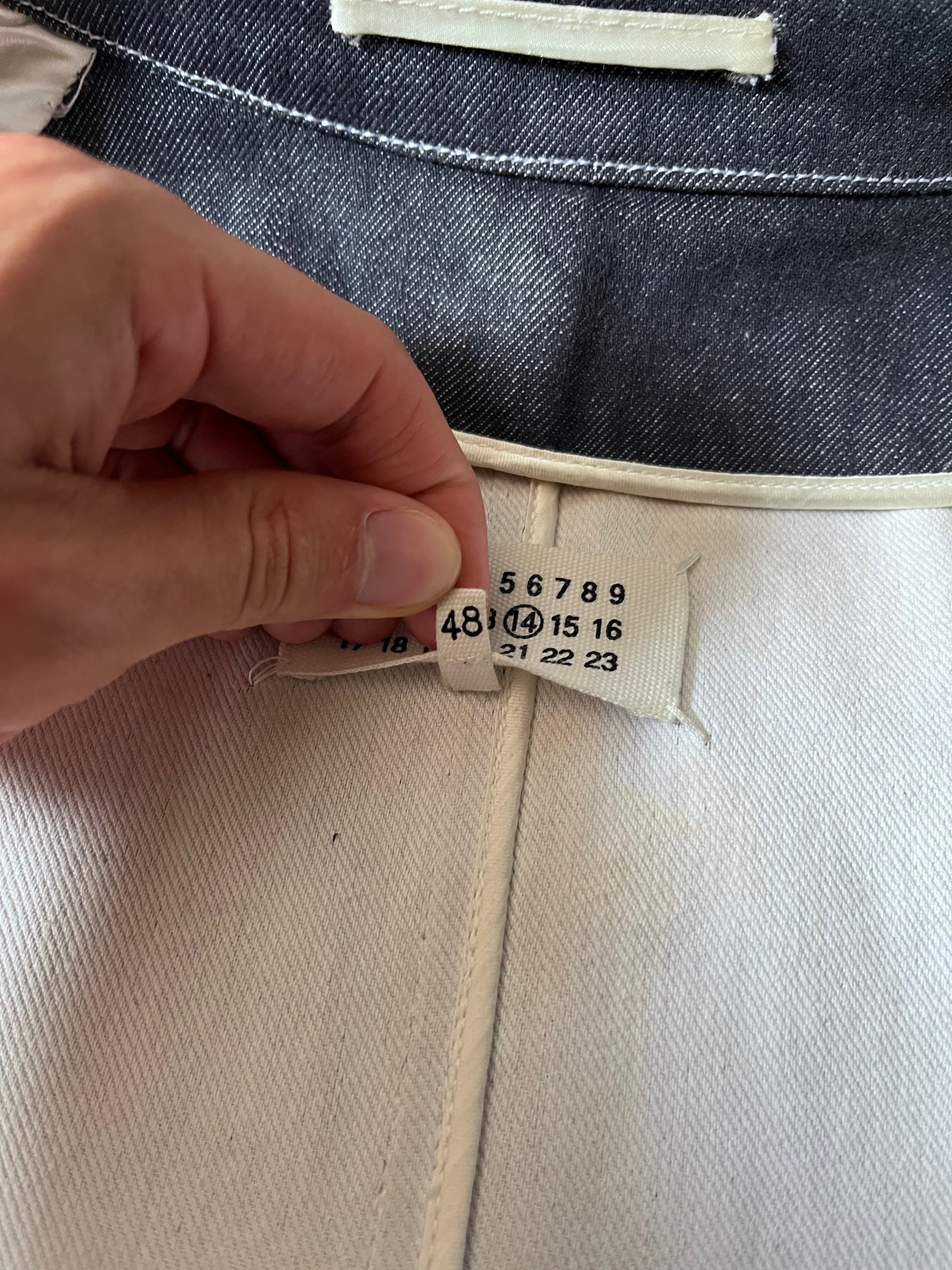 F/W 2018 Maison Margiela Denim Coat Navy Men - M