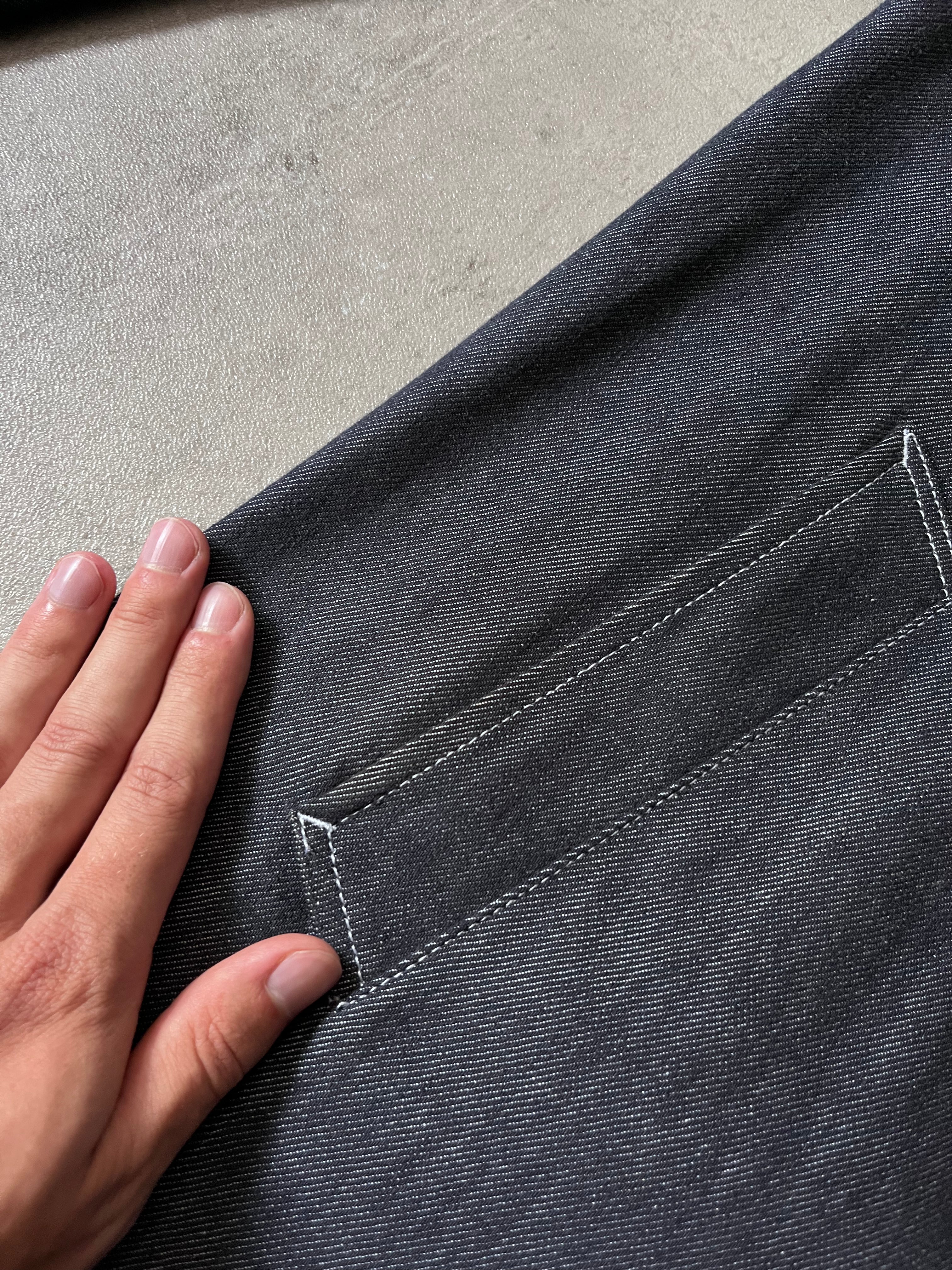 F/W 2018 Maison Margiela Denim Coat Navy Men - M