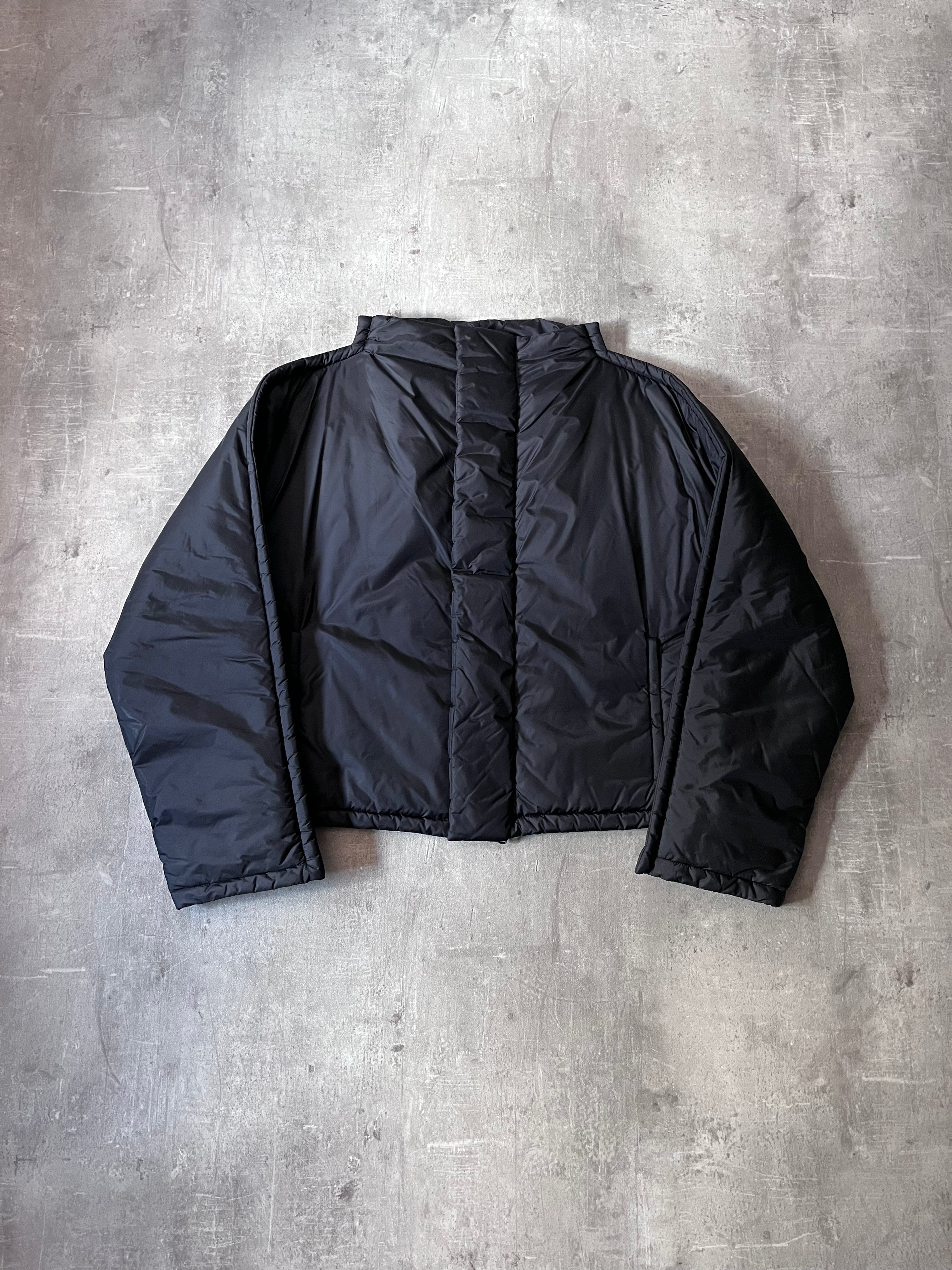 F/W 2019 Maison Margiela Recycled Nylon Padded Cropped Jacket Black Men - M