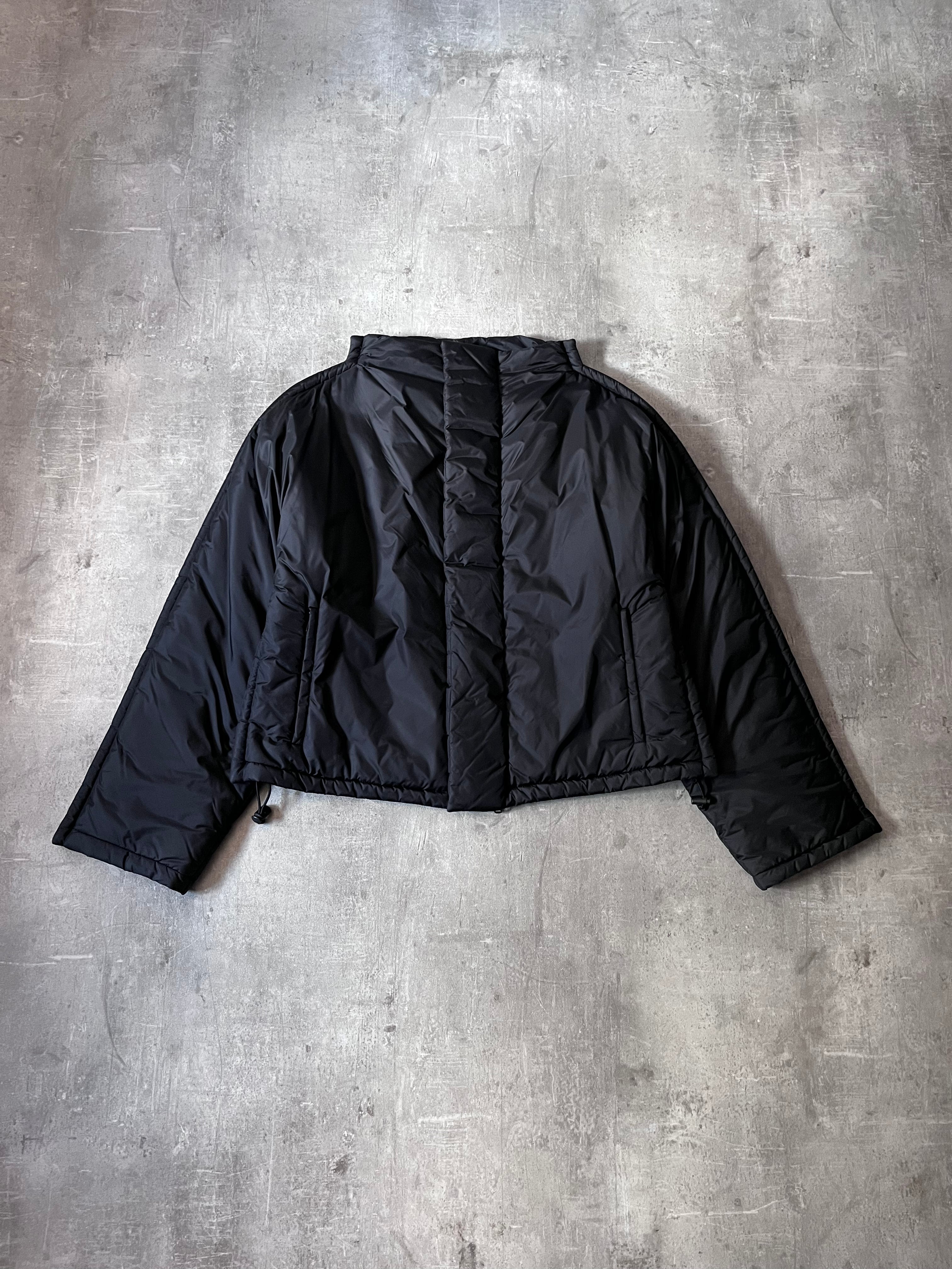 F/W 2019 Maison Margiela Recycled Nylon Padded Cropped Jacket Black Men - M
