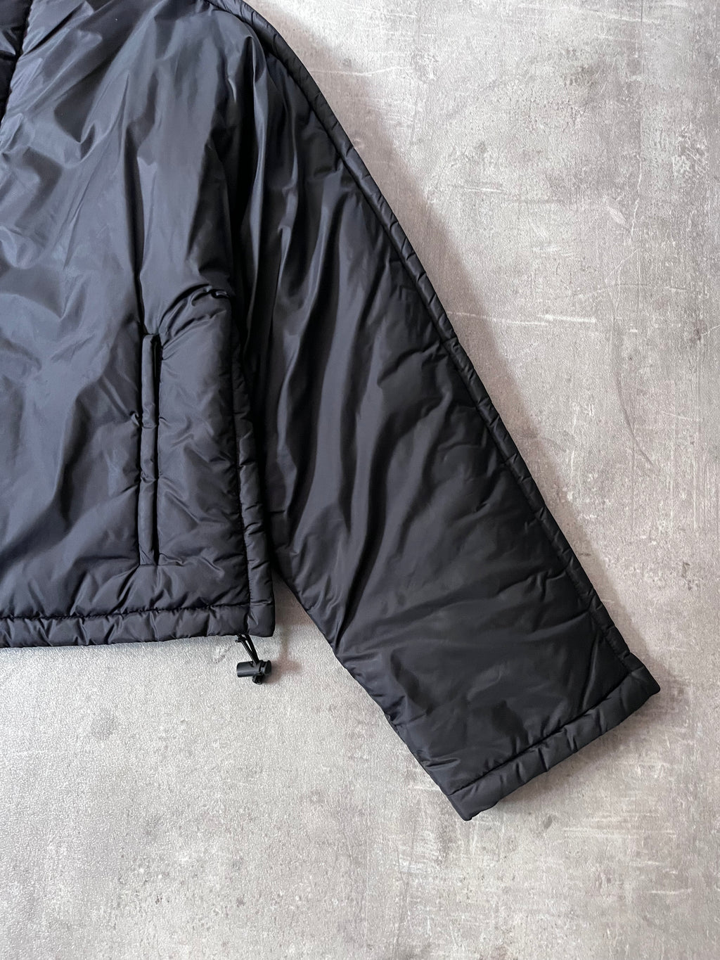 F/W 2019 Maison Margiela Recycled Nylon Padded Cropped Jacket Black Men - M
