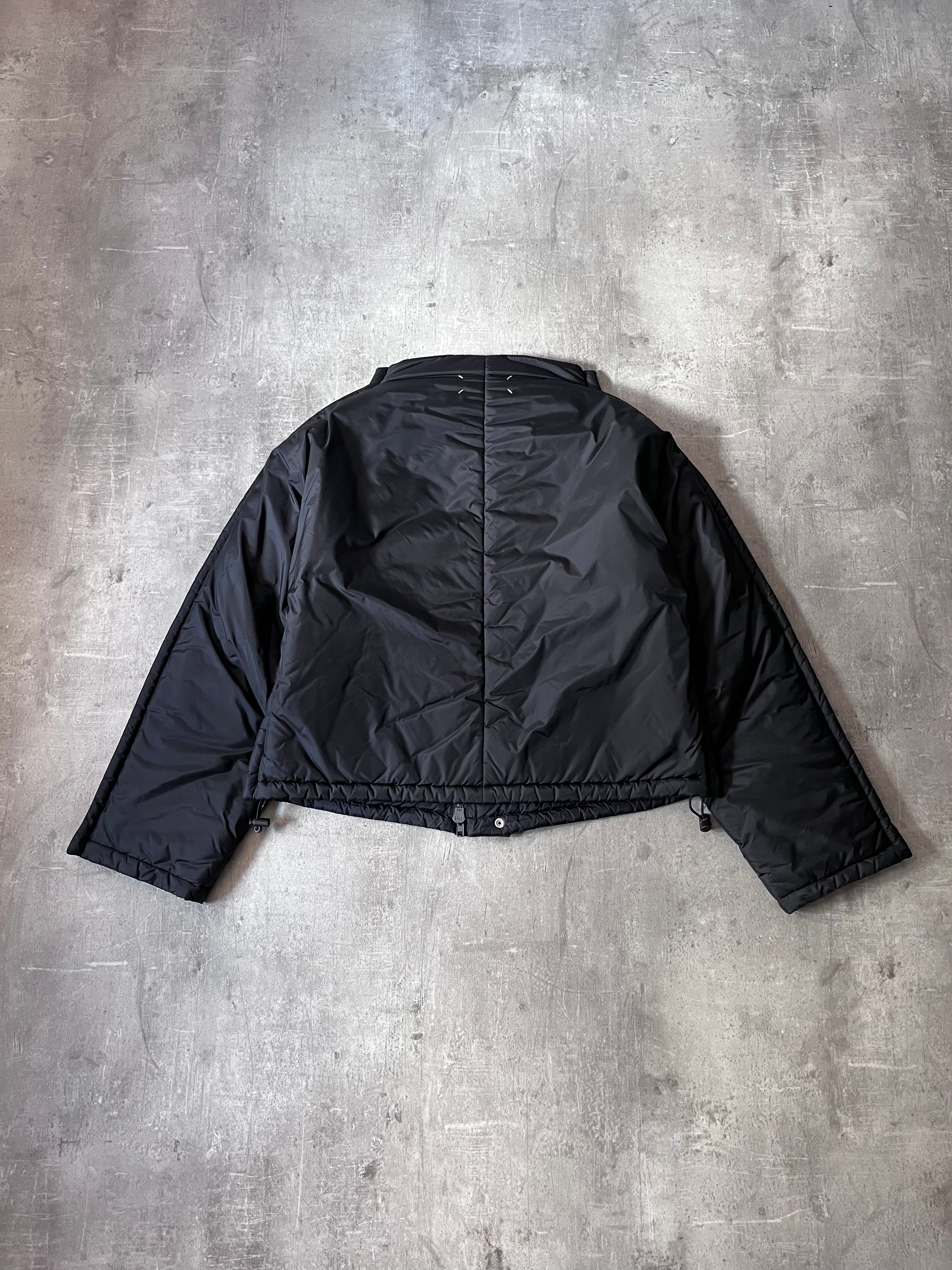 F/W 2019 Maison Margiela Recycled Nylon Padded Cropped Jacket Black Men - M