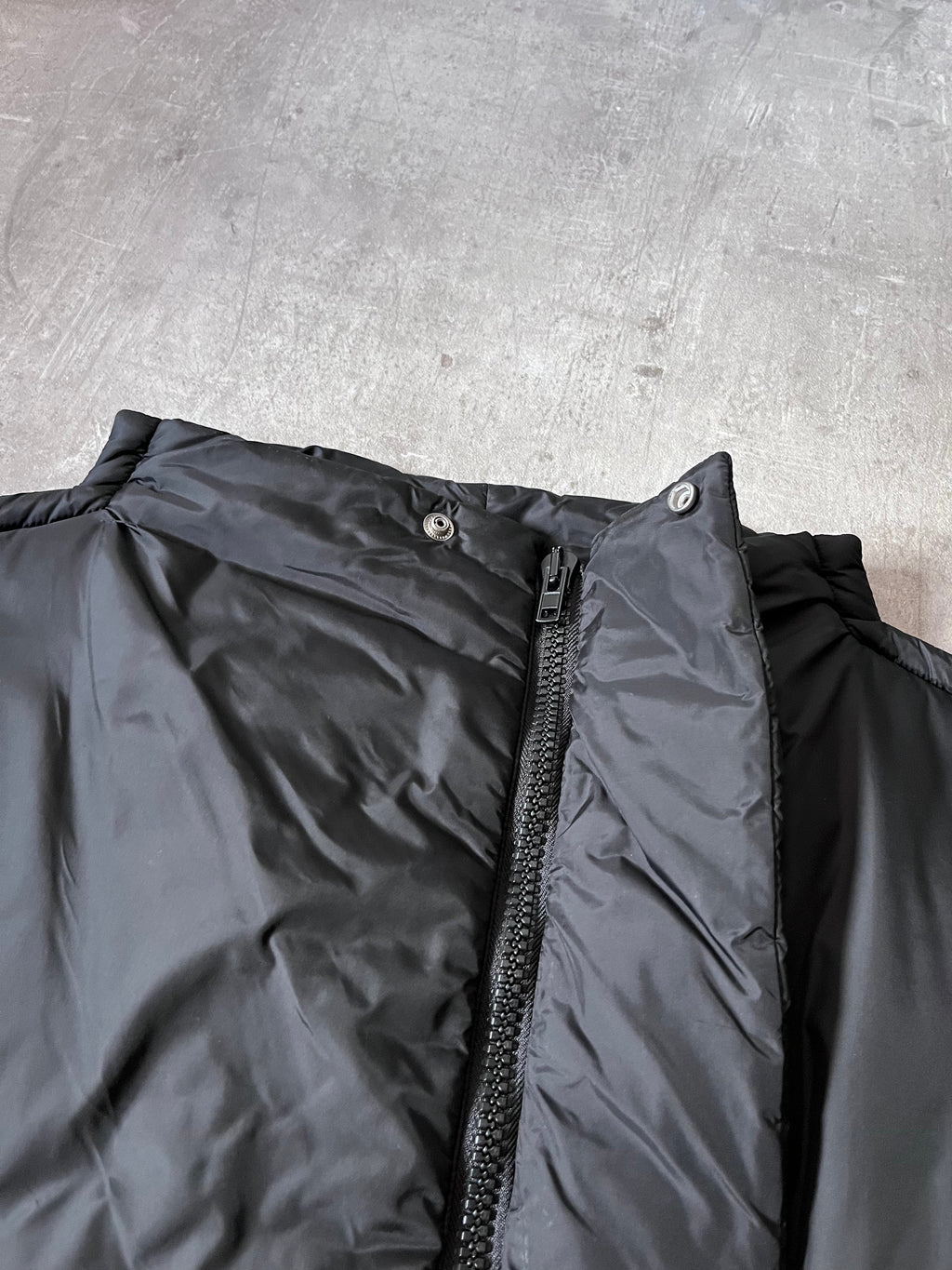 F/W 2019 Maison Margiela Recycled Nylon Padded Cropped Jacket Black Men - M