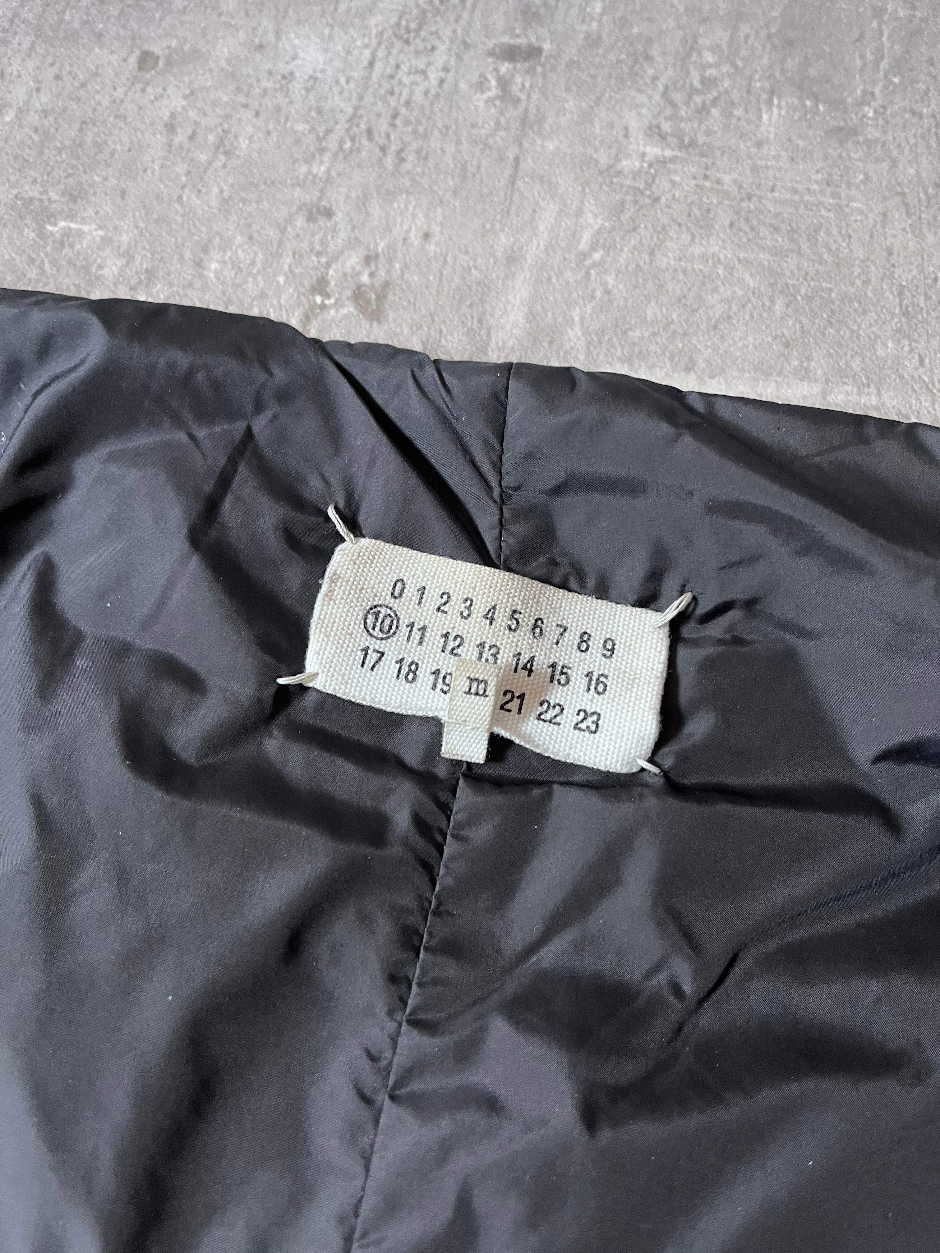 F/W 2019 Maison Margiela Recycled Nylon Padded Cropped Jacket Black Men - M