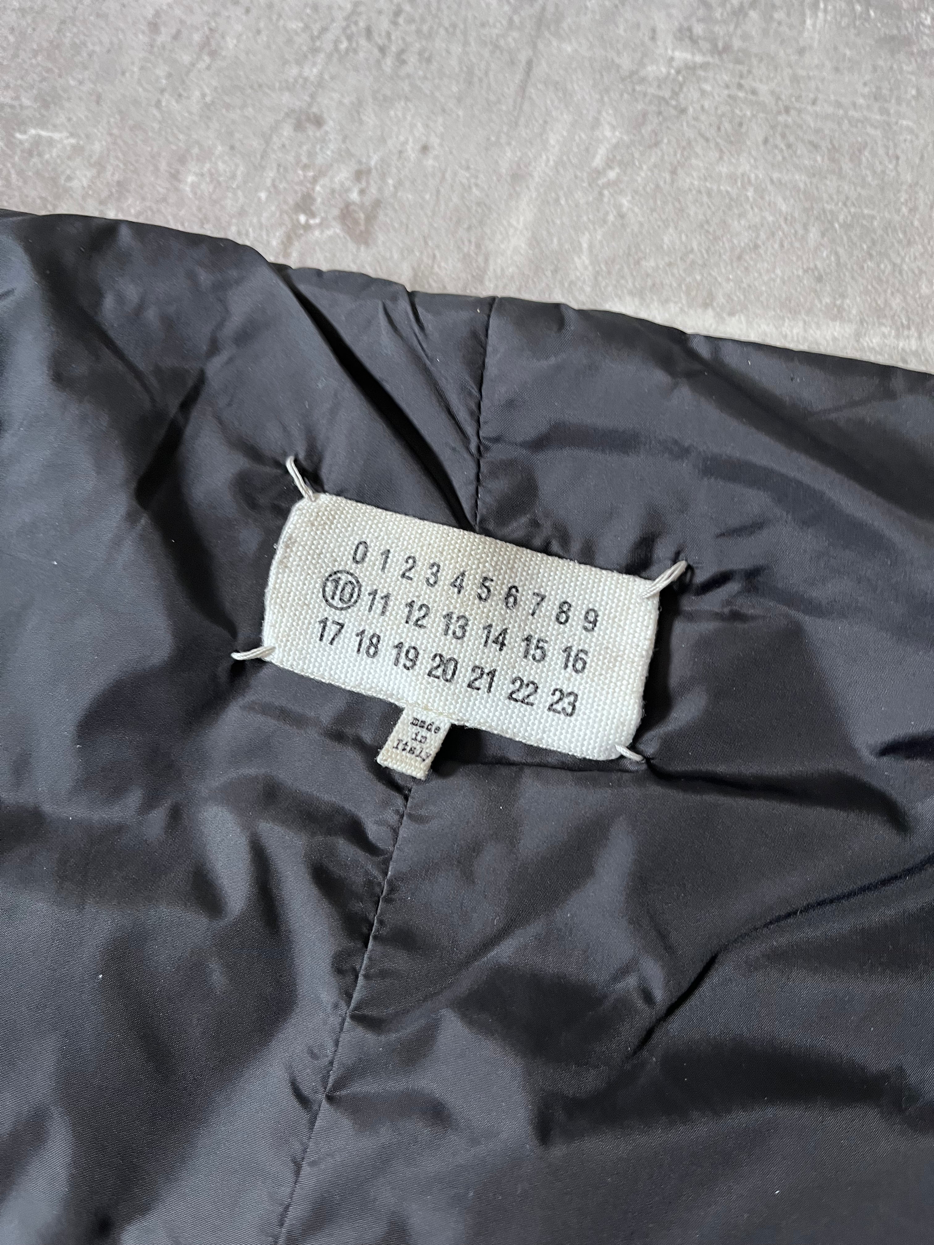 F/W 2019 Maison Margiela Recycled Nylon Padded Cropped Jacket Black Men - M