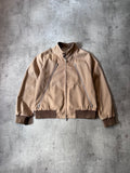 S/S 2018 Maison Margiela Cotton Silk 5 Zip Style Jacket Beige Brown Men - M