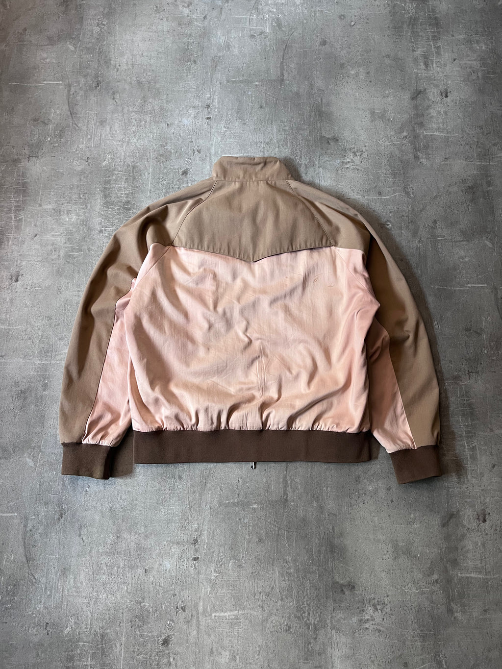 S/S 2018 Maison Margiela Cotton Silk 5 Zip Style Jacket Beige Brown Men - M