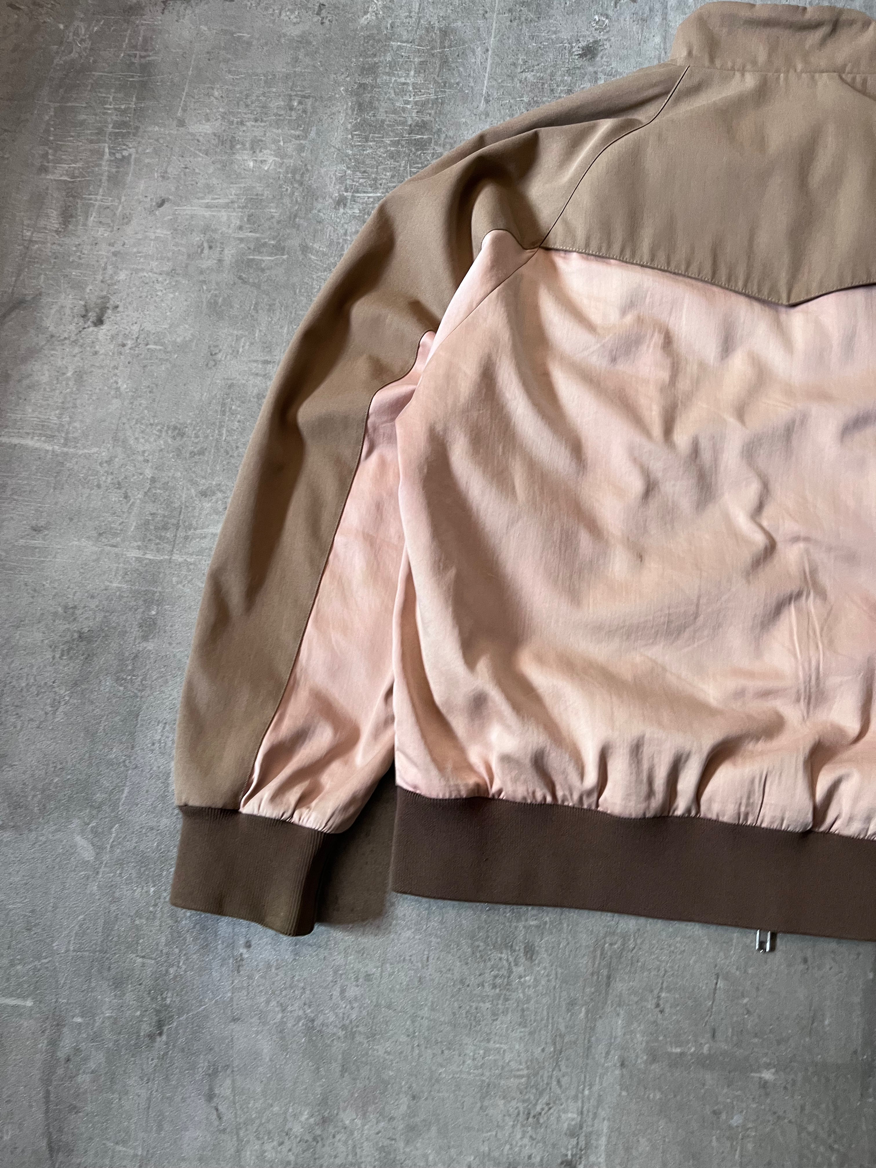 S/S 2018 Maison Margiela Cotton Silk 5 Zip Style Jacket Beige Brown Men - M