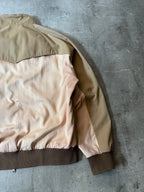 S/S 2018 Maison Margiela Cotton Silk 5 Zip Style Jacket Beige Brown Men - M