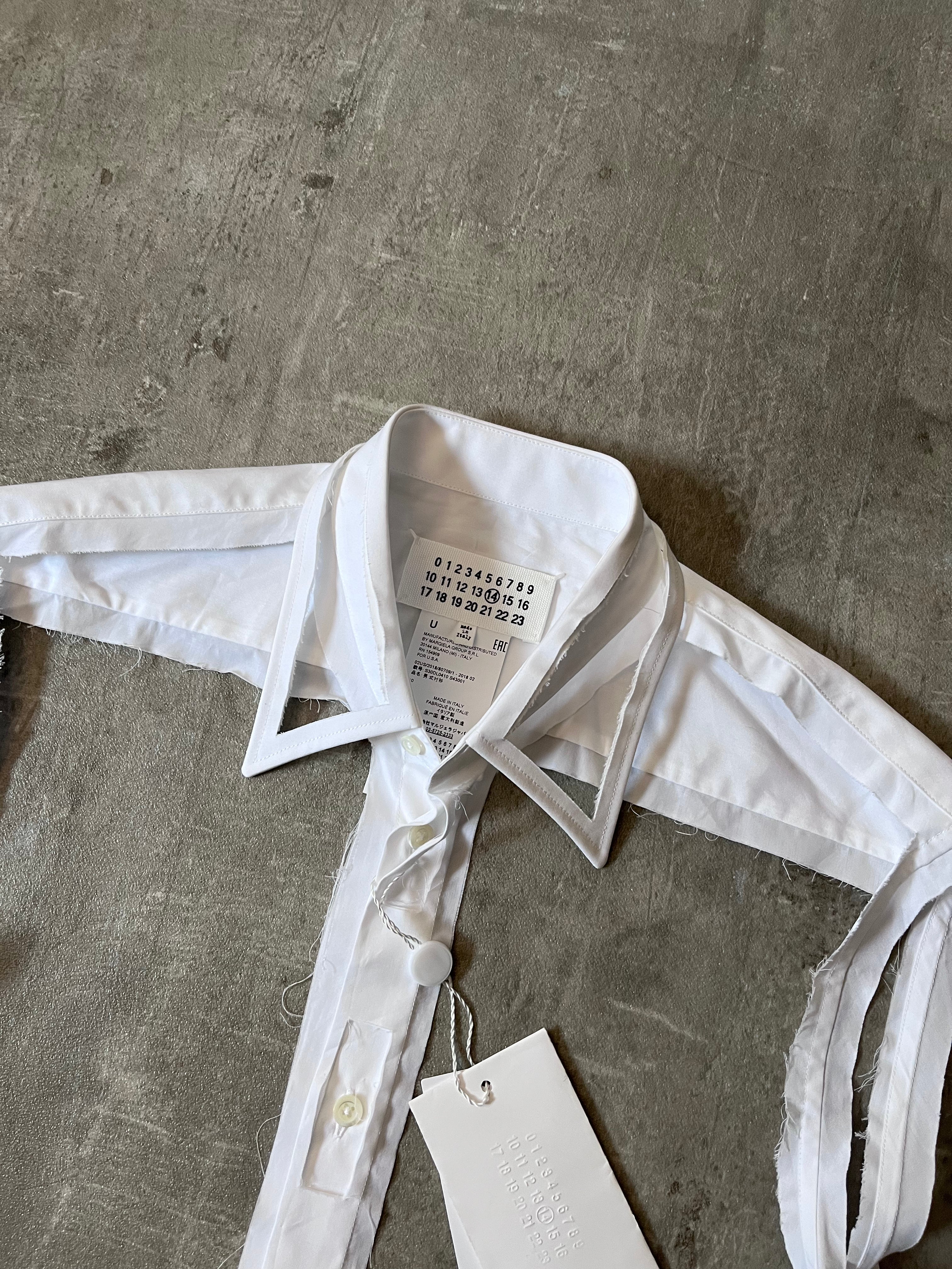 F/W 2018 Maison Margiela by John Galliano Frame Shirt White Men - M