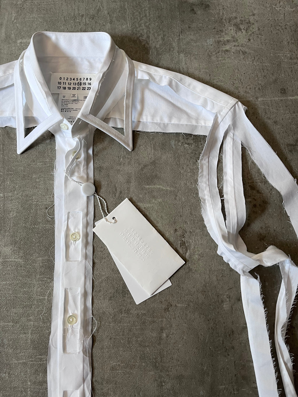 F/W 2018 Maison Margiela by John Galliano Frame Shirt White Men - M