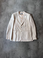 F/W 2003/04 Raf Simons Formal Blazer Jacket Beige Men - L