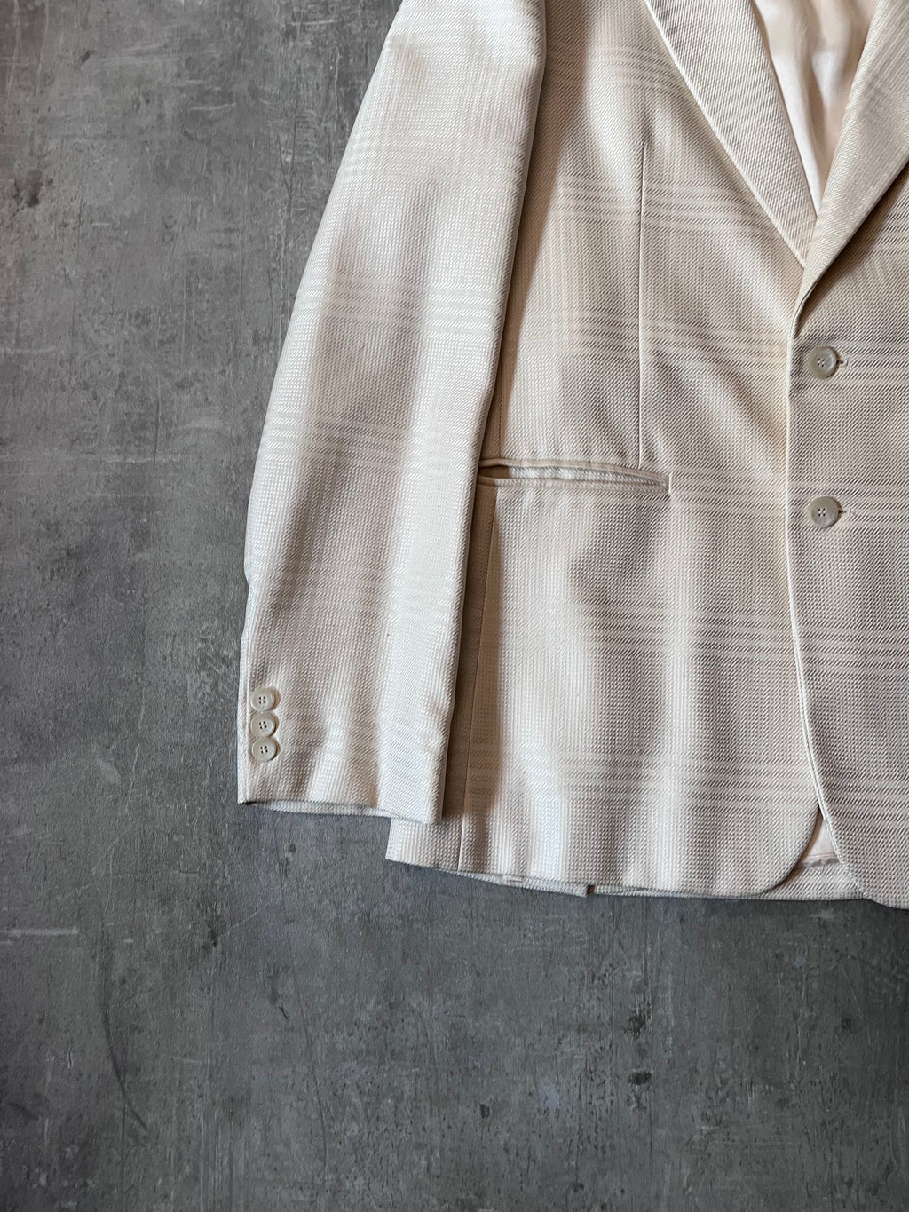 F/W 2003/04 Raf Simons Formal Blazer Jacket Beige Men - L