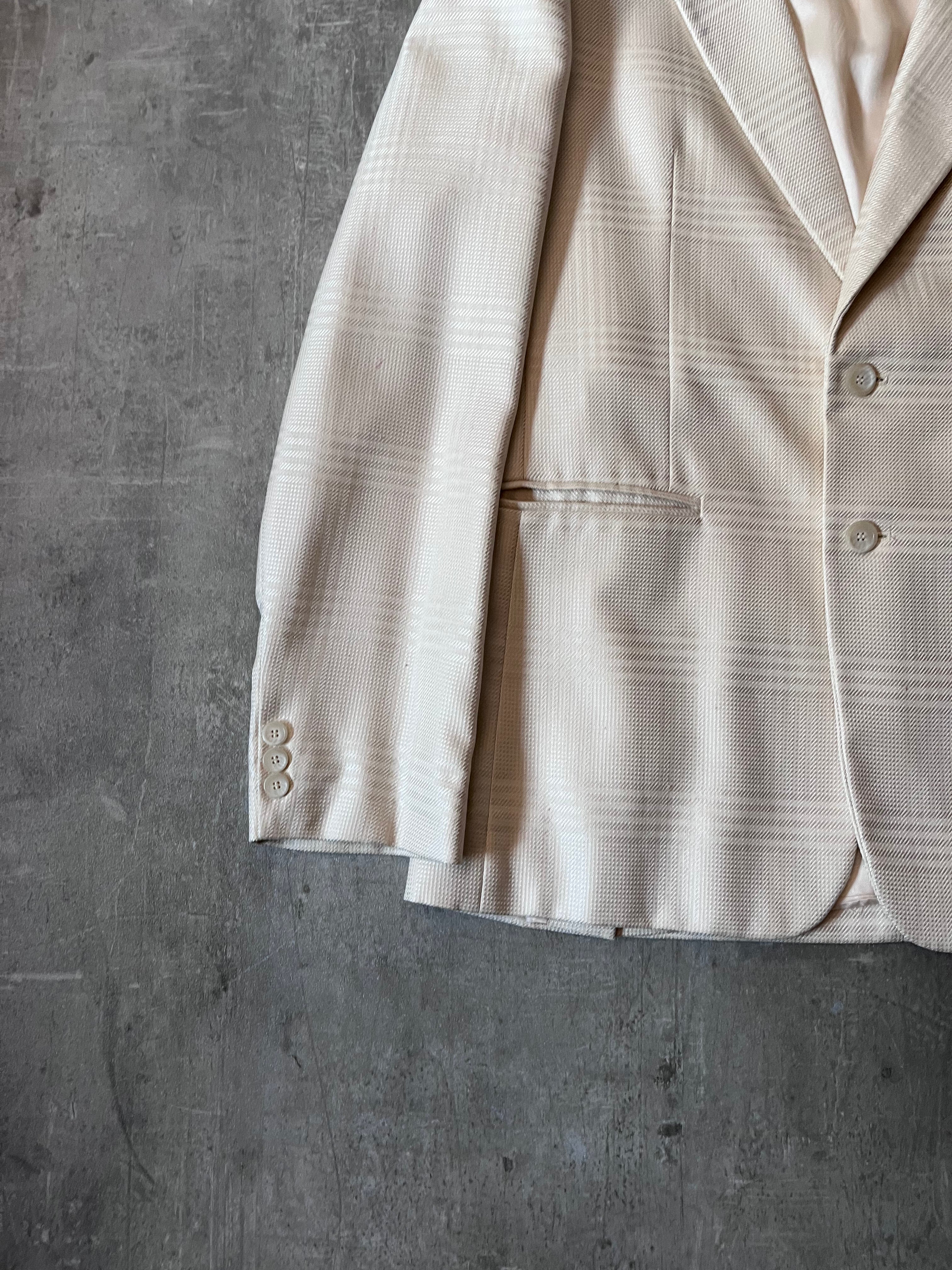 F/W 2003/04 Raf Simons Formal Blazer Jacket Beige Men - L