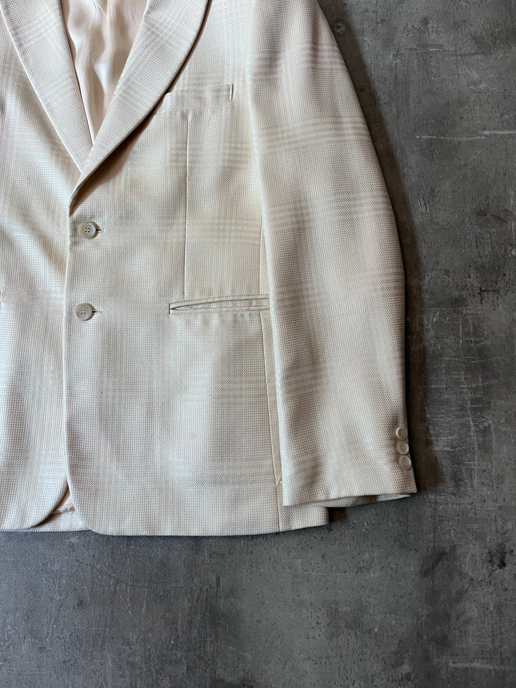 F/W 2003/04 Raf Simons Formal Blazer Jacket Beige Men - L