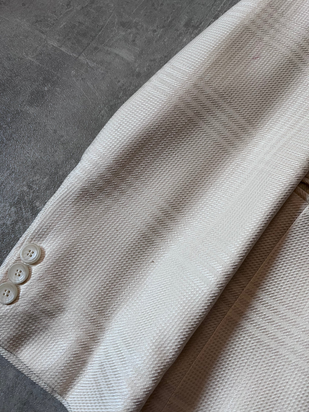 F/W 2003/04 Raf Simons Formal Blazer Jacket Beige Men - L