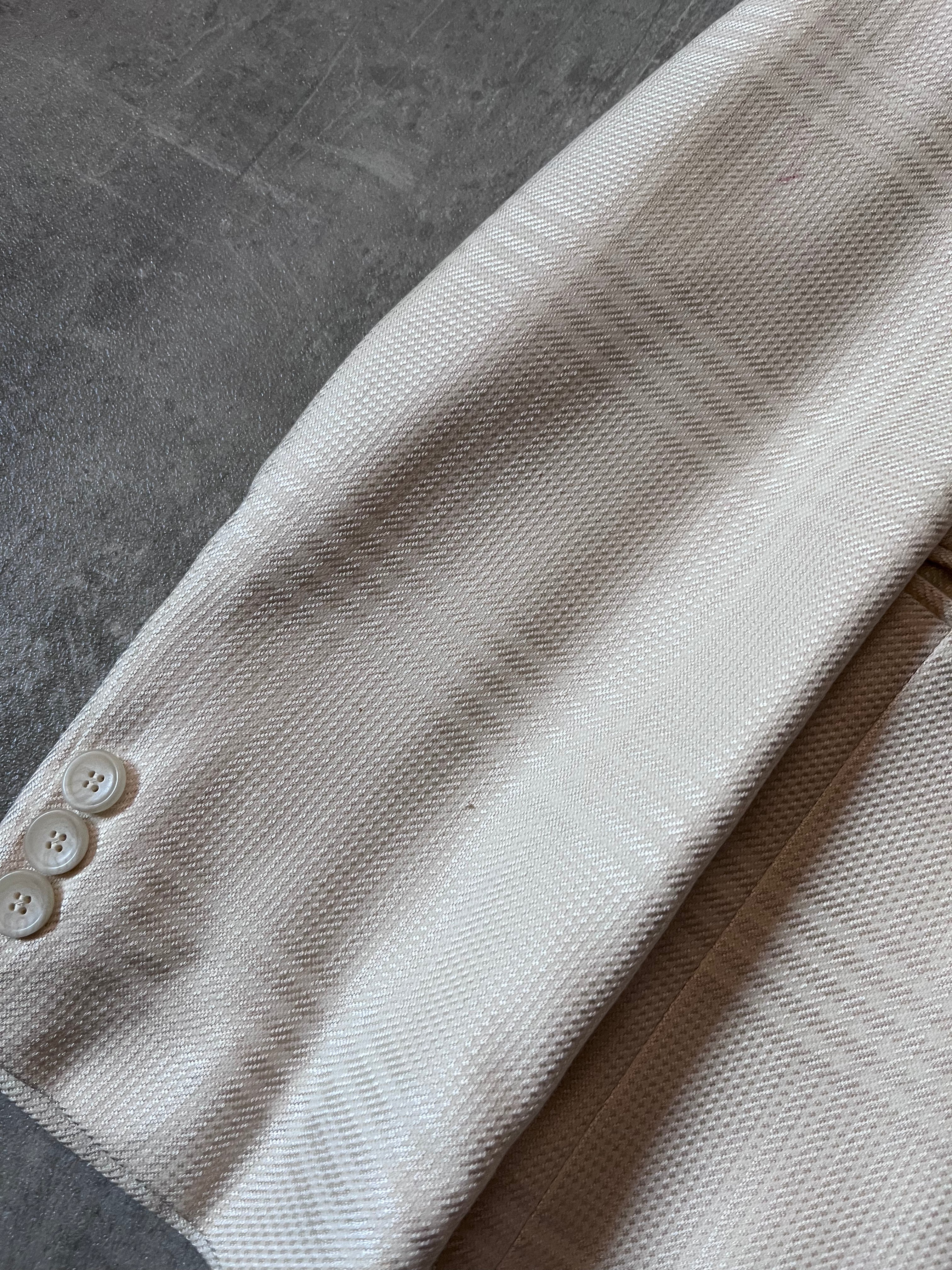 F/W 2003/04 Raf Simons Formal Blazer Jacket Beige Men - L