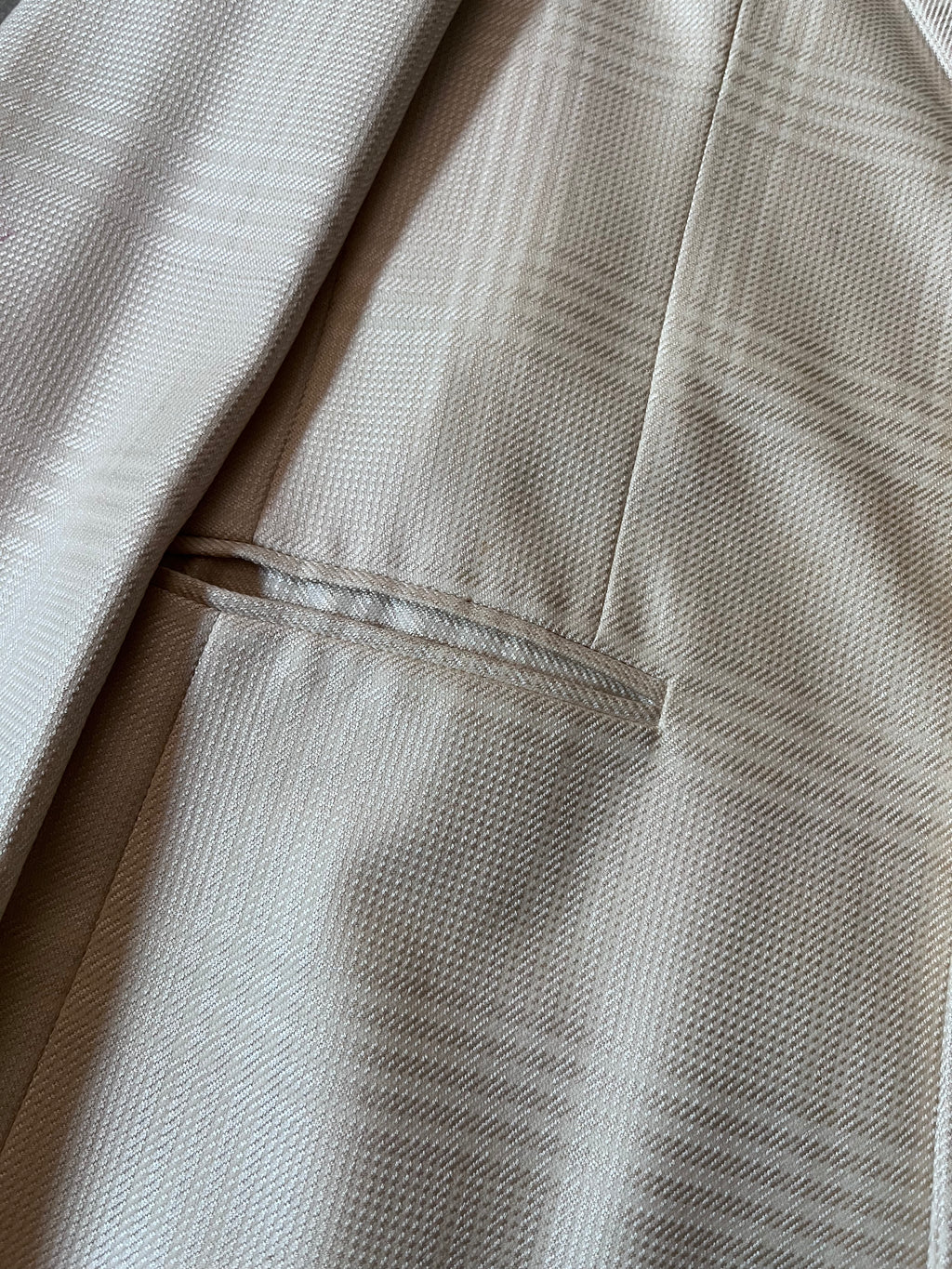 F/W 2003/04 Raf Simons Formal Blazer Jacket Beige Men - L